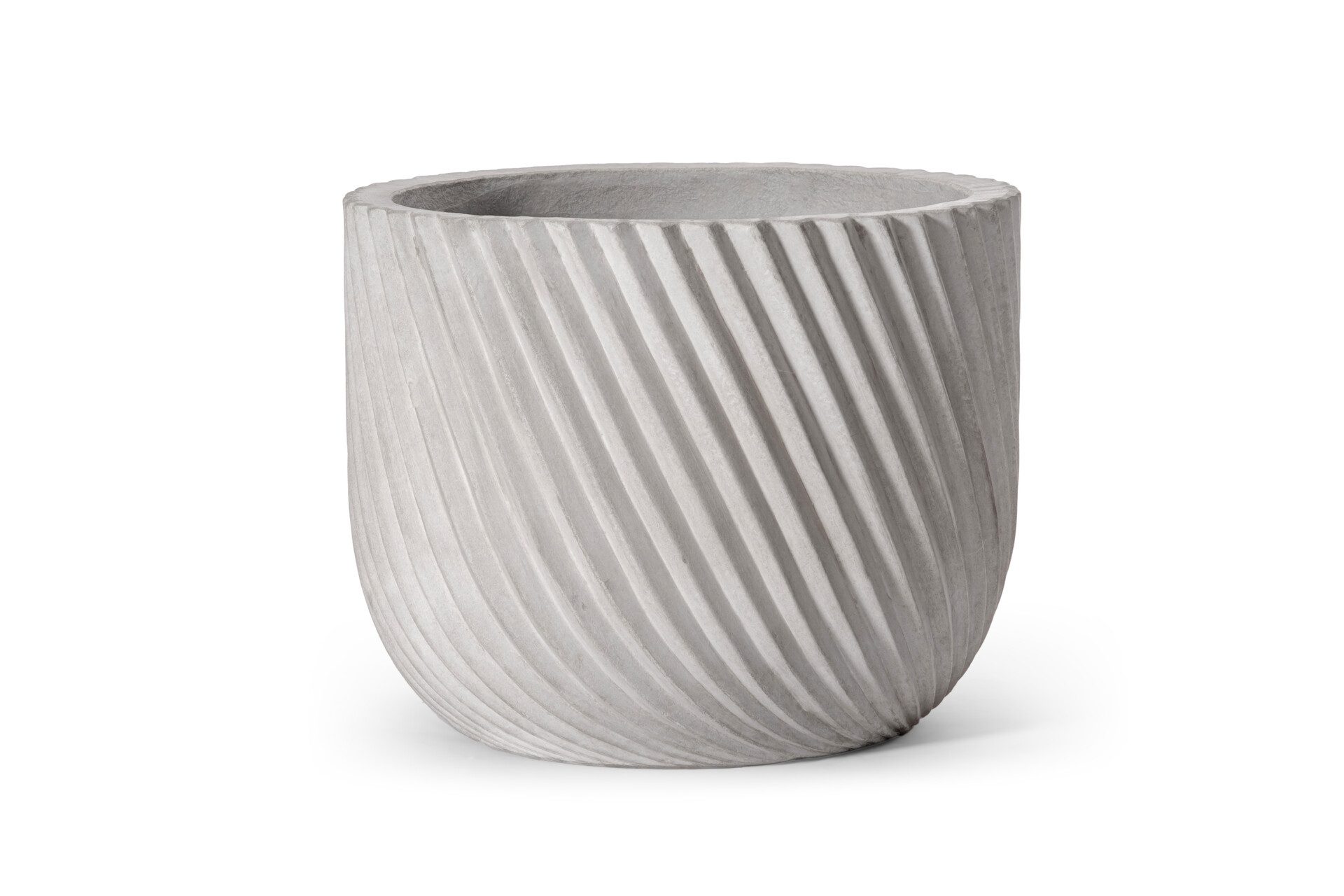 Teramico Blumentopf Modell "Linea IV" 24cm aus Beton, Indoor u. Outdoor