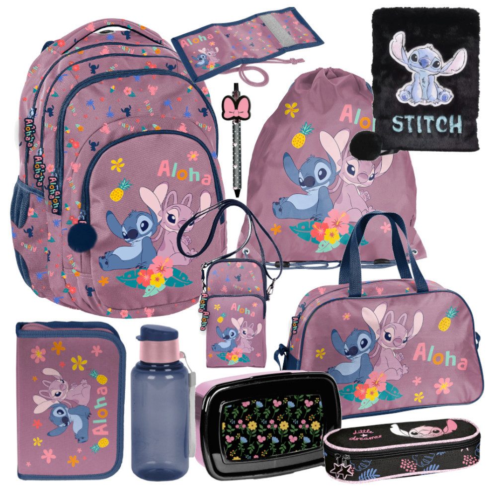 Schulrucksack Mega Schulset XXL - Lilo & Stitch Disney