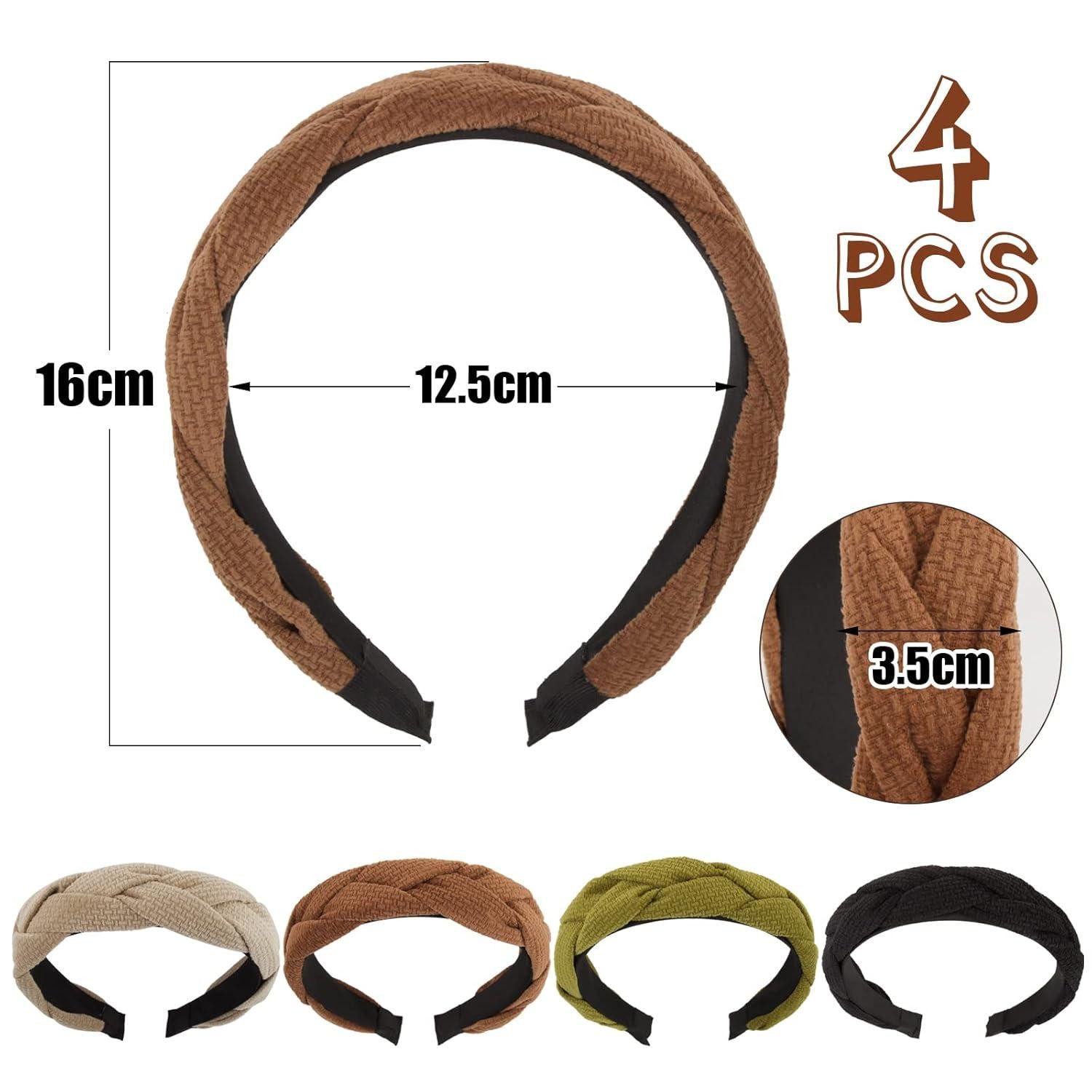BETESSIN Haarreif 4 Stk. Haarreifen Dirndl günstig online kaufen
