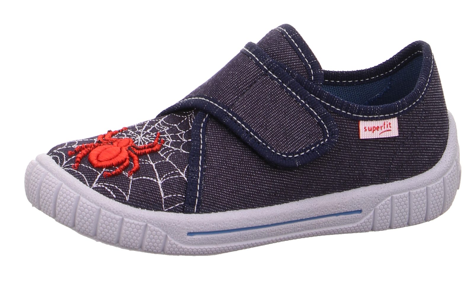 Superfit superfit Kinder Hausschuh BILL 1-000271-8100 blau/rot Hausschuh