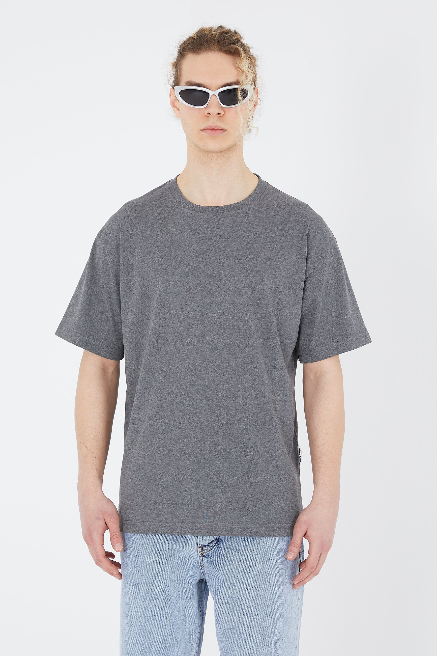 Megaman Jeans Oversize-Shirt Oversize Herren T-Shirt günstig online kaufen