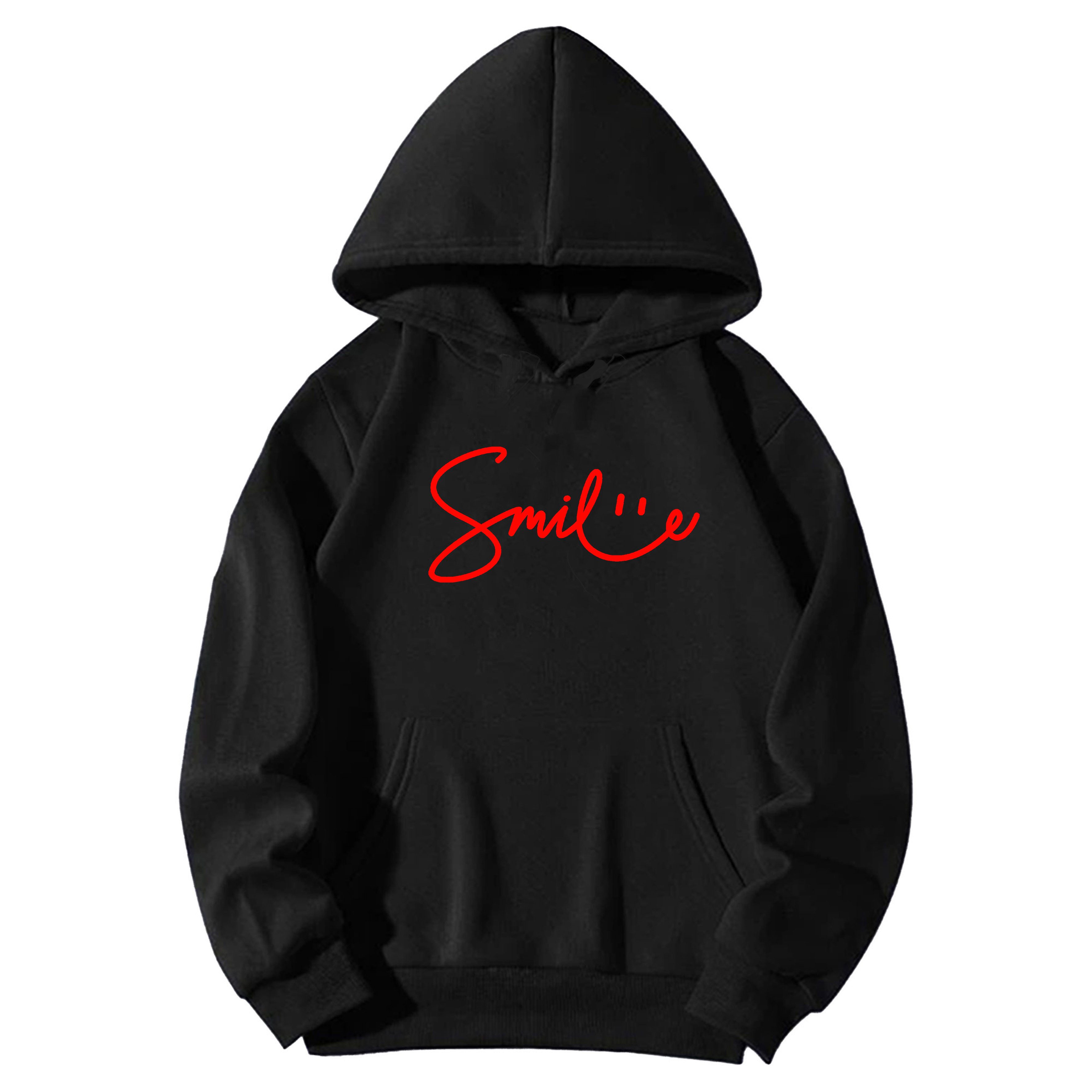 Banco Hoodie Damen Pullover Smile Unifarben Größen XS - 6XL, Unifarben, hoc günstig online kaufen