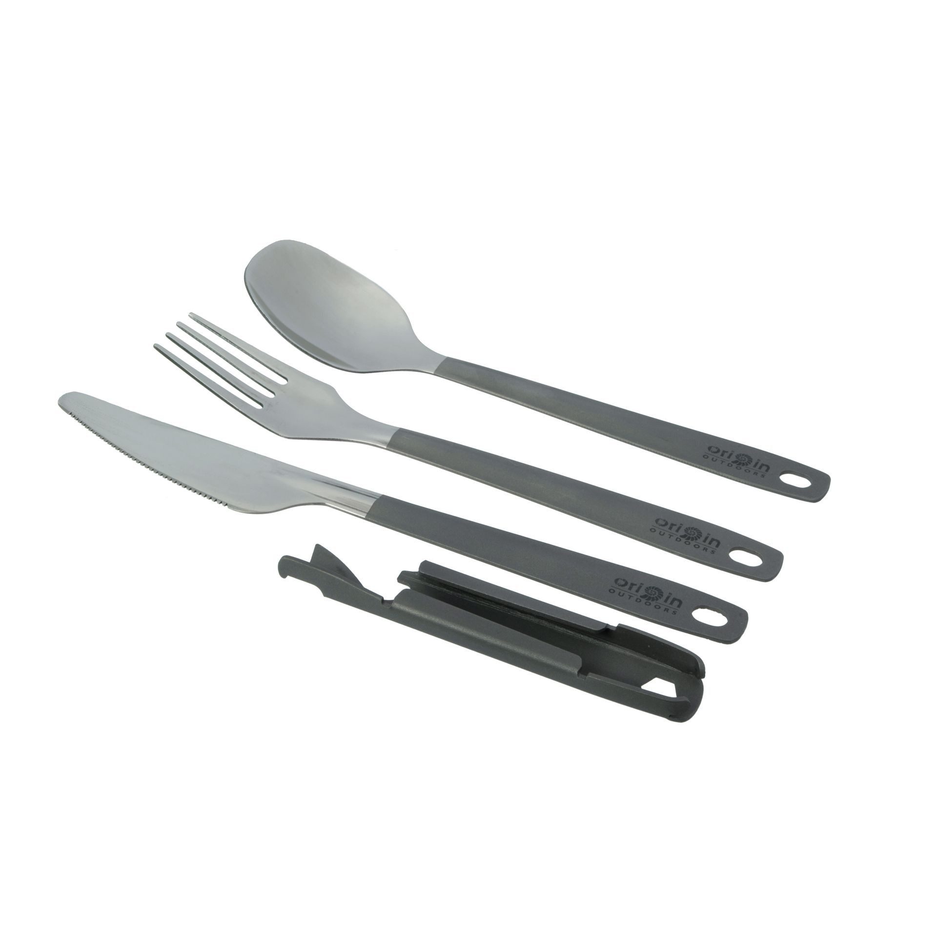 Origin Outdoors Campinglöffel Titan-Camping-Besteckset 4-tlg. – Origin Outdoors Bundeswehrbesteck