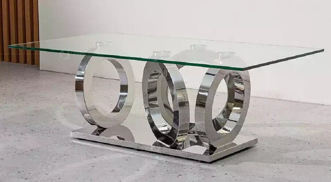 Xlmoebel Couchtisch Rechteckiger Sofatisch aus Metall in eleganter Ausführung (1-St., 1x Couchtisch), Hergestellt in Europa