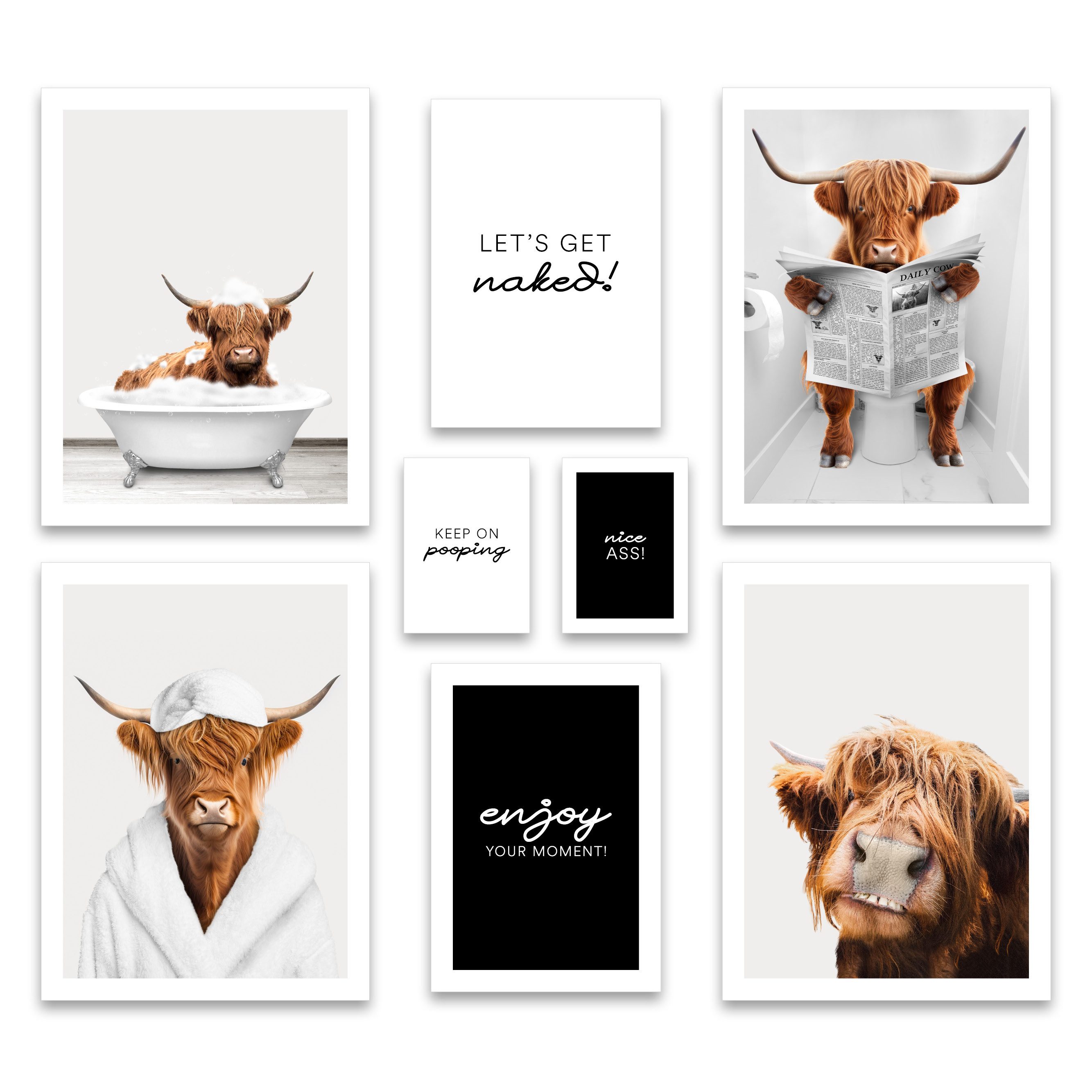 ARTFAVES Bilder-Collage Poster Set - FUNNY günstig online kaufen