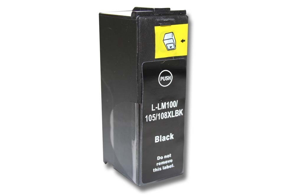 vhbw Tintenpatrone (Ersatz für Baugleiche Originalteilebezeichnung Lexmark 100, 100 XL, 100 XLA, 100XL, 100XLA, 105 für Drucker & Kopierer Tintenstrahldrucker)