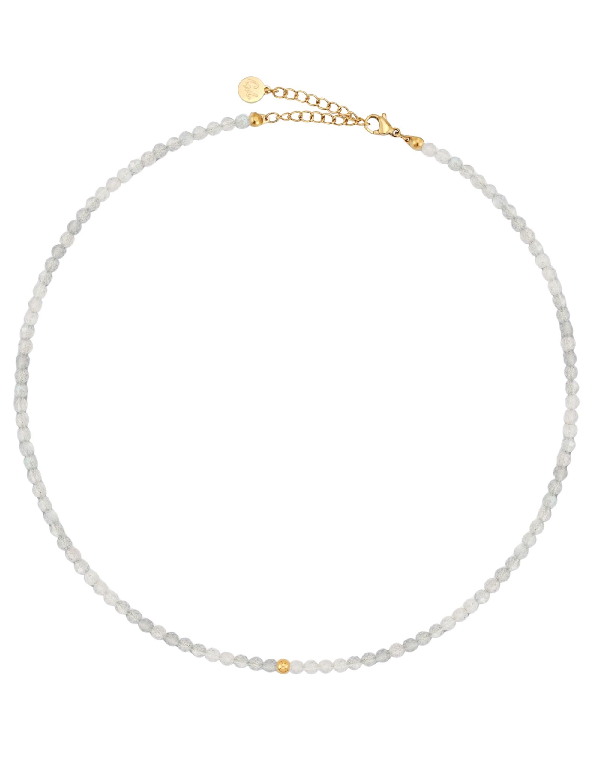 GOOD.designs Perlenkette, allergikerfreundlich, aus echten, naturbelassenen Edelsteinperlen