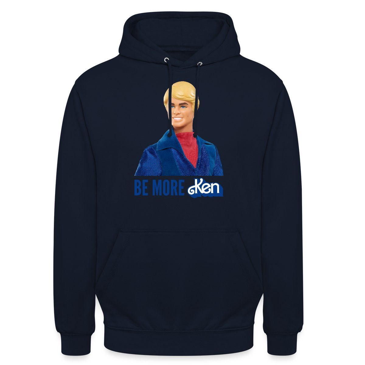 Spreadshirt Hoodie Barbie Ken Design Mit Spruch Be More Ken Unisex Hoodie (1-tlg)