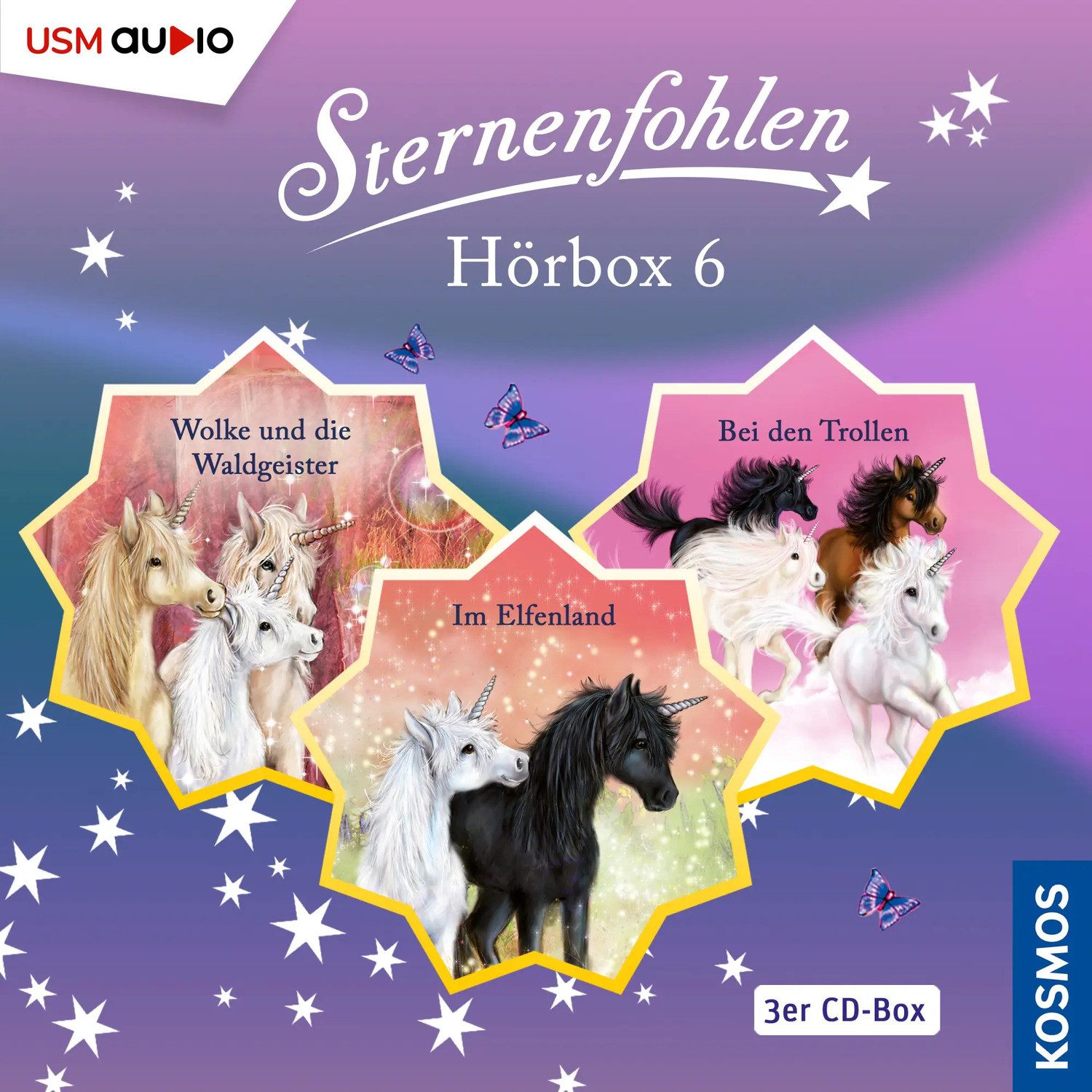 United Soft Media Hörspiel Die große Sternenfohlen Hörbox Folgen 16-18 (3 Audio CDs)