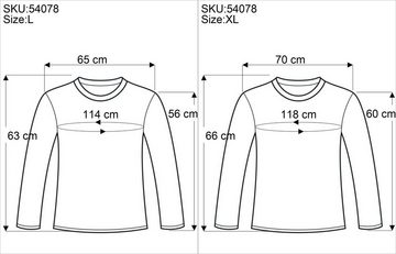 Guru-Shop Longsleeve Langarmshirt mit Wasserfallkragen, Yogashirt.. alternative Bekleidung