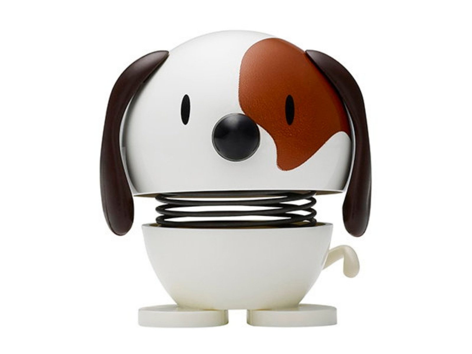 HOPTIMIST Dekofigur Dog white 7,2cm