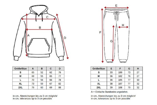 Egomaxx Trainingsanzug »3585« (2-tlg), Herren Slim Fit Trainingsanzug Casual Basic Streetwear Sportanzug