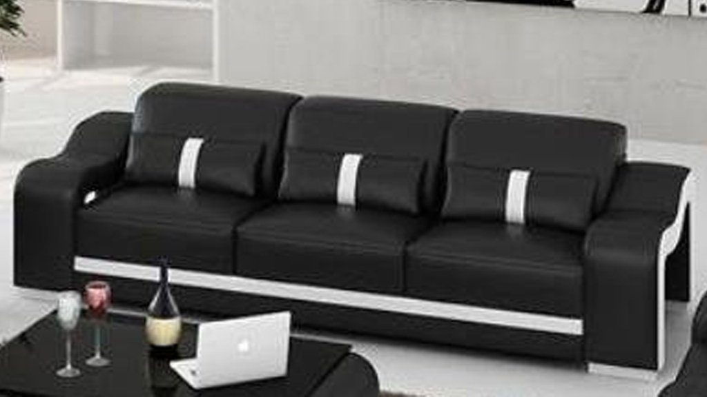 JVmoebel Sofa Sofa Made Polster Leder Sofas Europe Couch Couchen, 3 Moderne in Sitzer