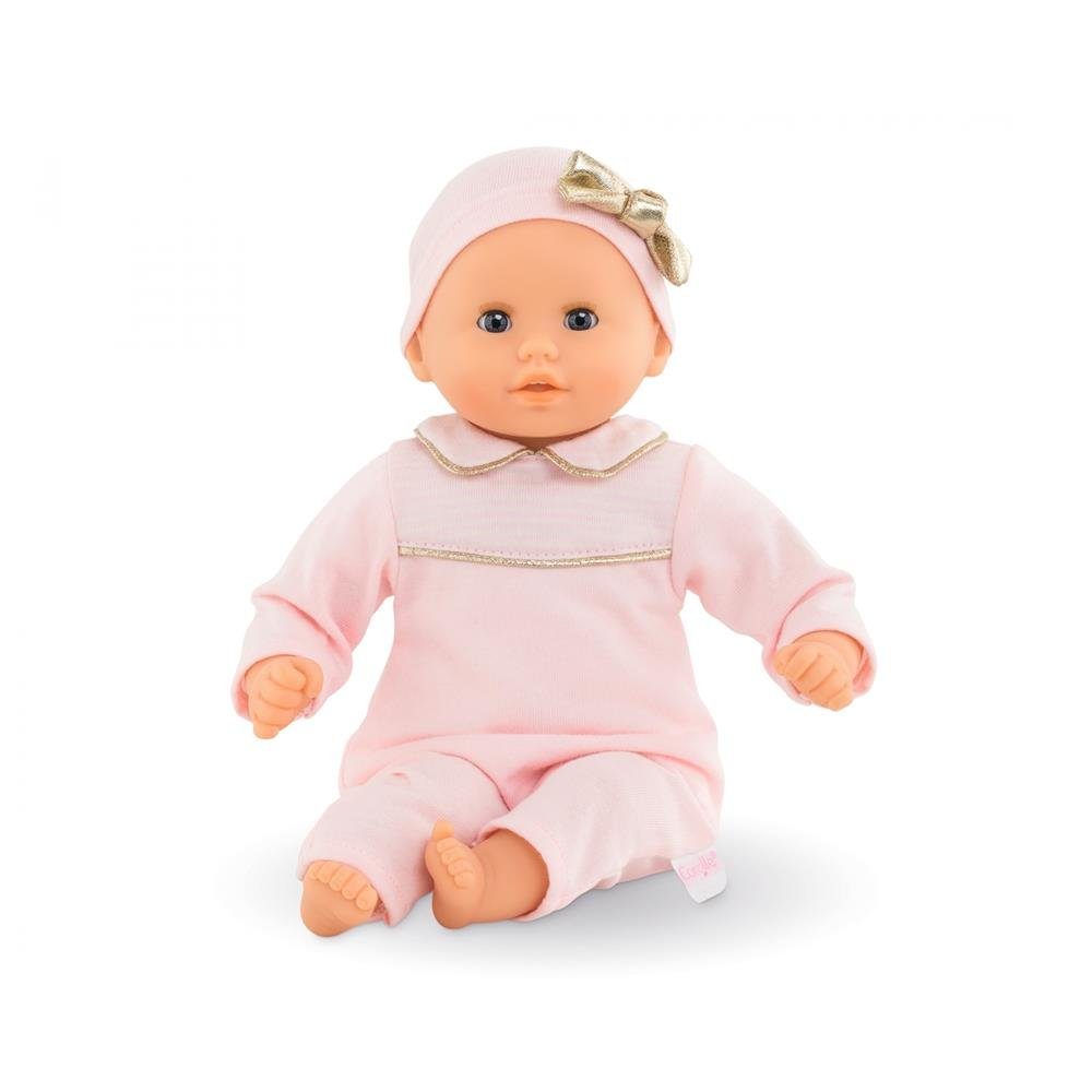 Corolle® Babypuppe Calin Manon, 30 cm Rosa Babypuppe mit Schlafaugen Weichkörperpuppe Kuschelpuppe