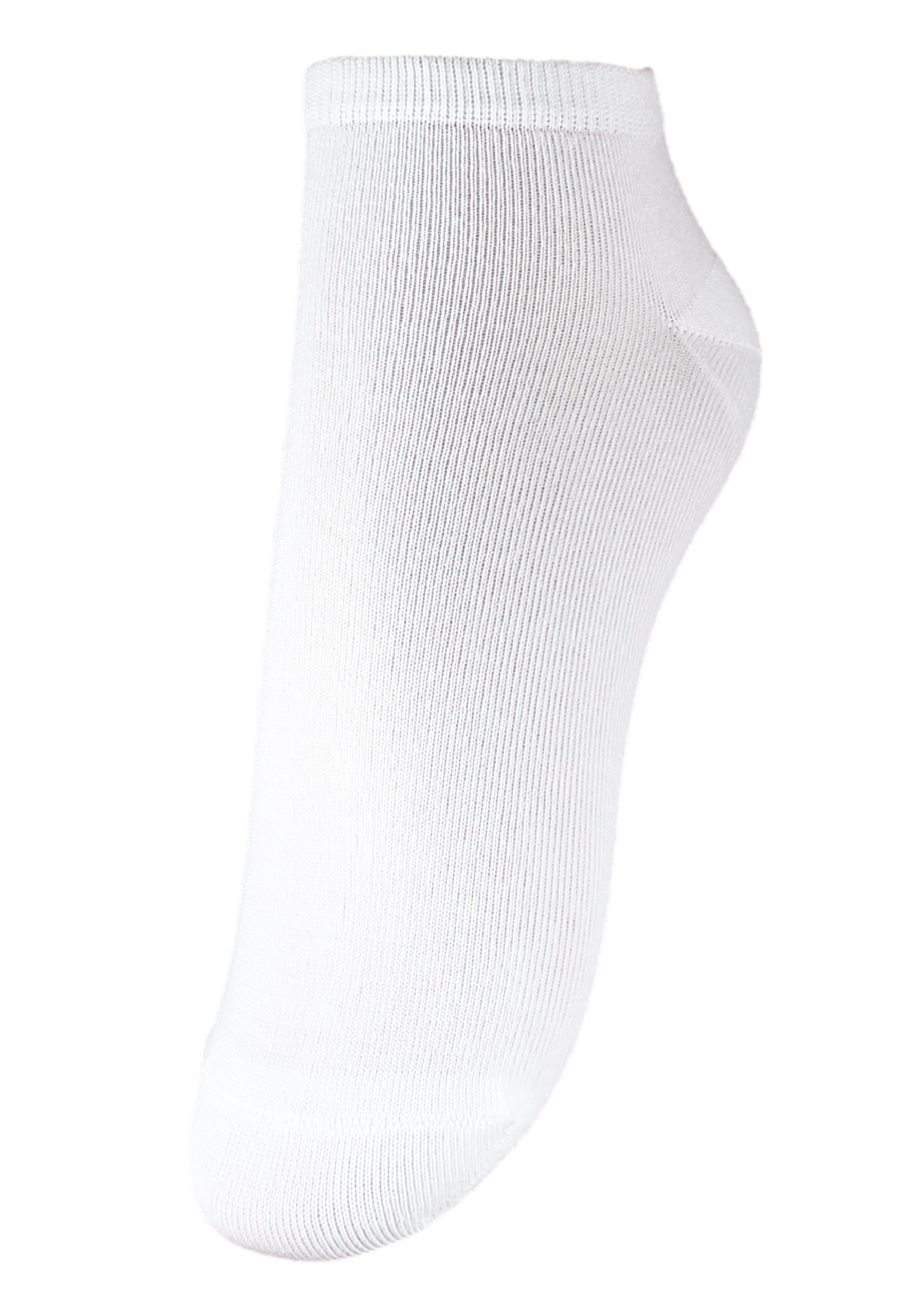 Rogo mit Komfortbund weichem Socken weiß (10-Paar)