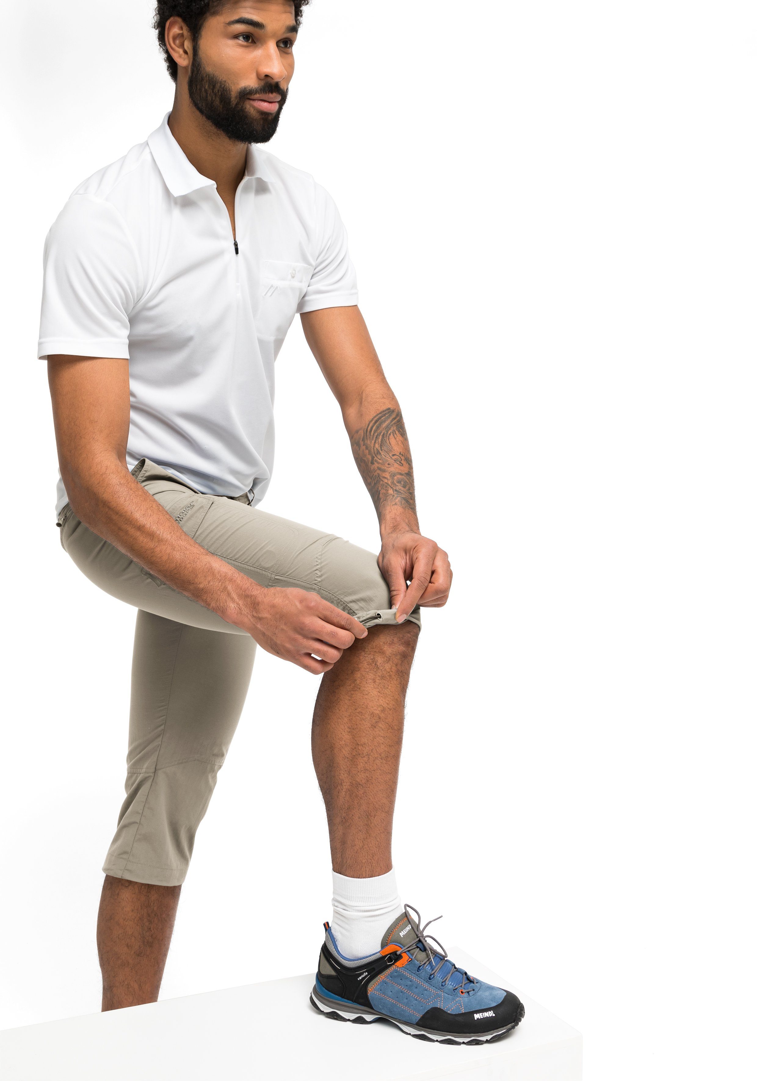 Maier Sports Caprihose Jens kurze Hose Herren, luftige Wanderhose, leichte Outdoorhose, Reg Fit – Bild 2 von 4