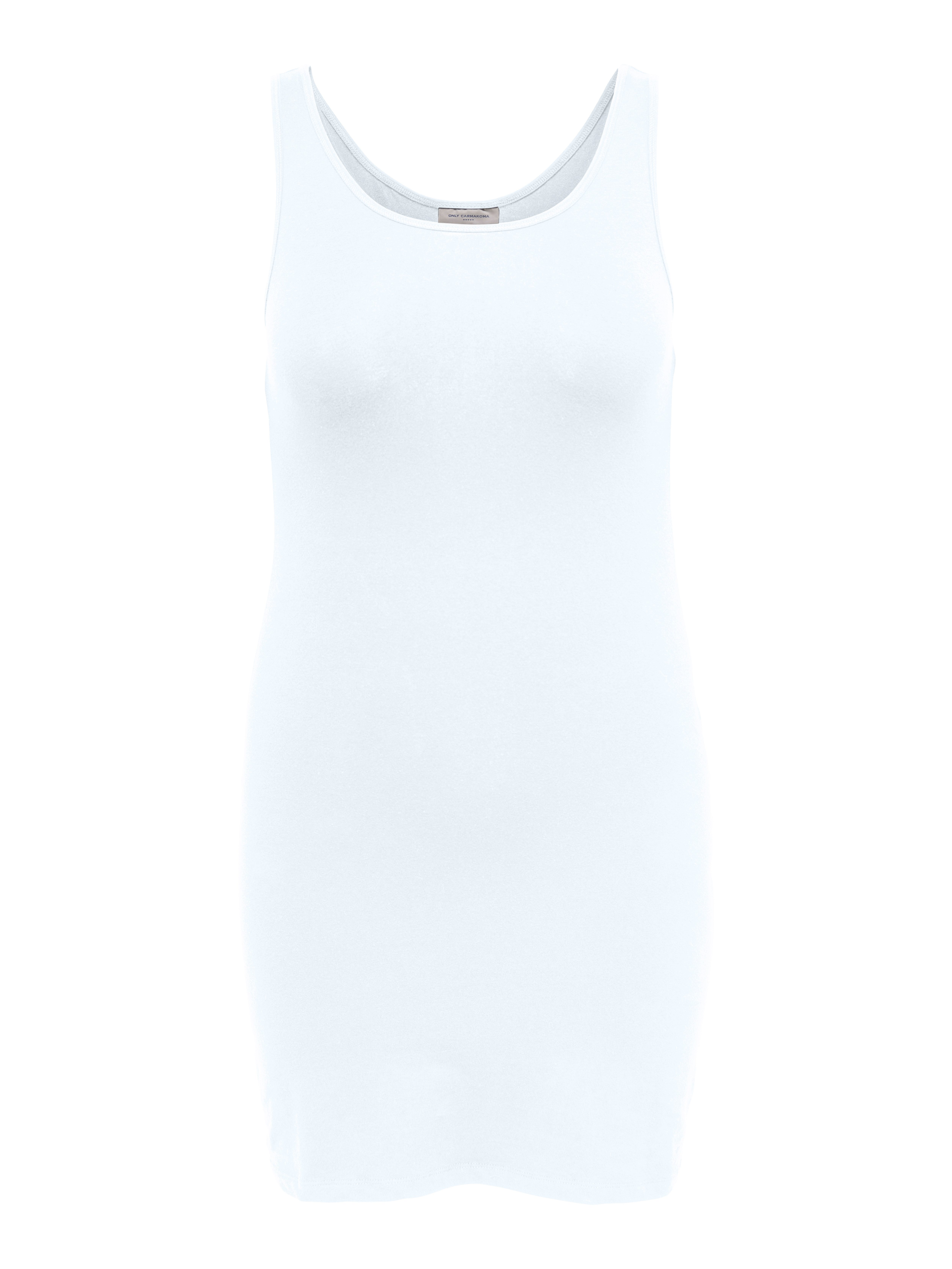 ONLY CARMAKOMA Longtop CARTIME LONG TANK TOP slim fit, extra lang, Baumwolle mit Stretch