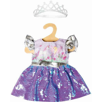 Heless Puppenhausmöbel 1131 1131 Dress For Dolls In Design Fairy And Unicorn, With Reversible