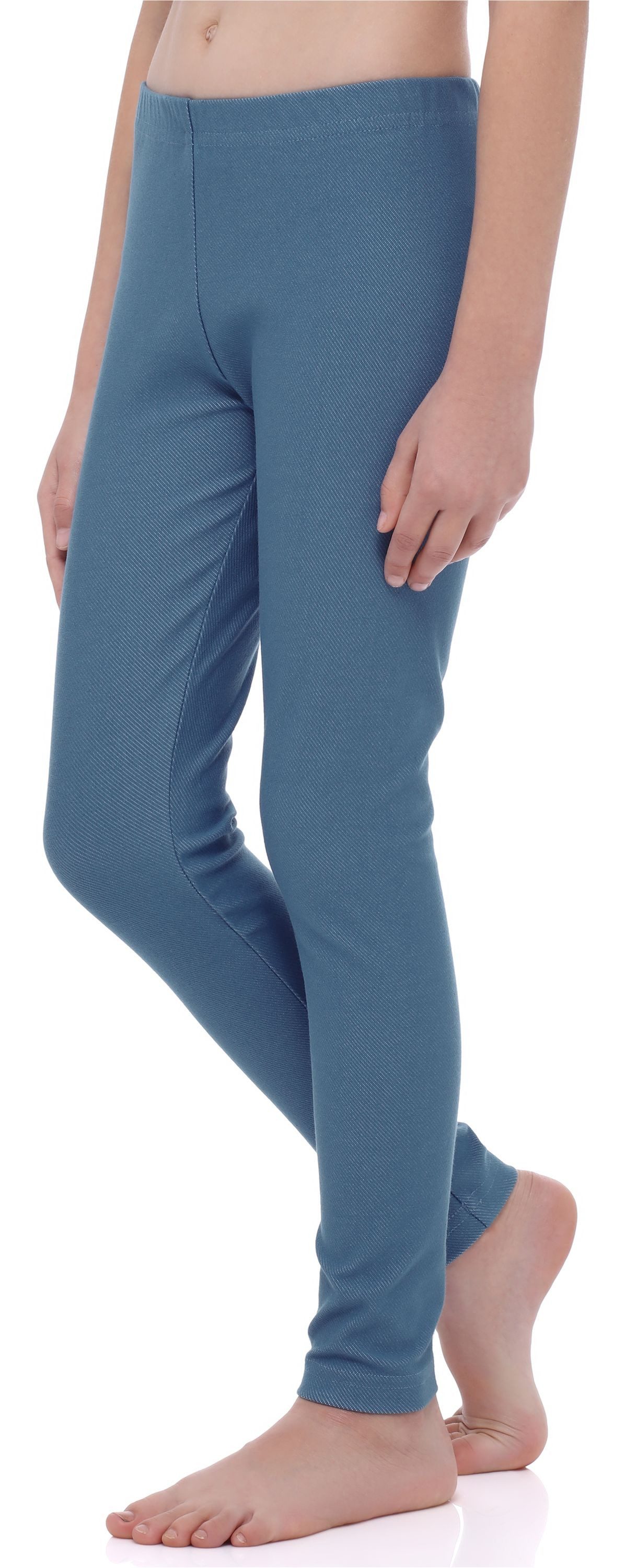 Leggings Mädchen Lange Leggings aus Baumwolle MS10-251