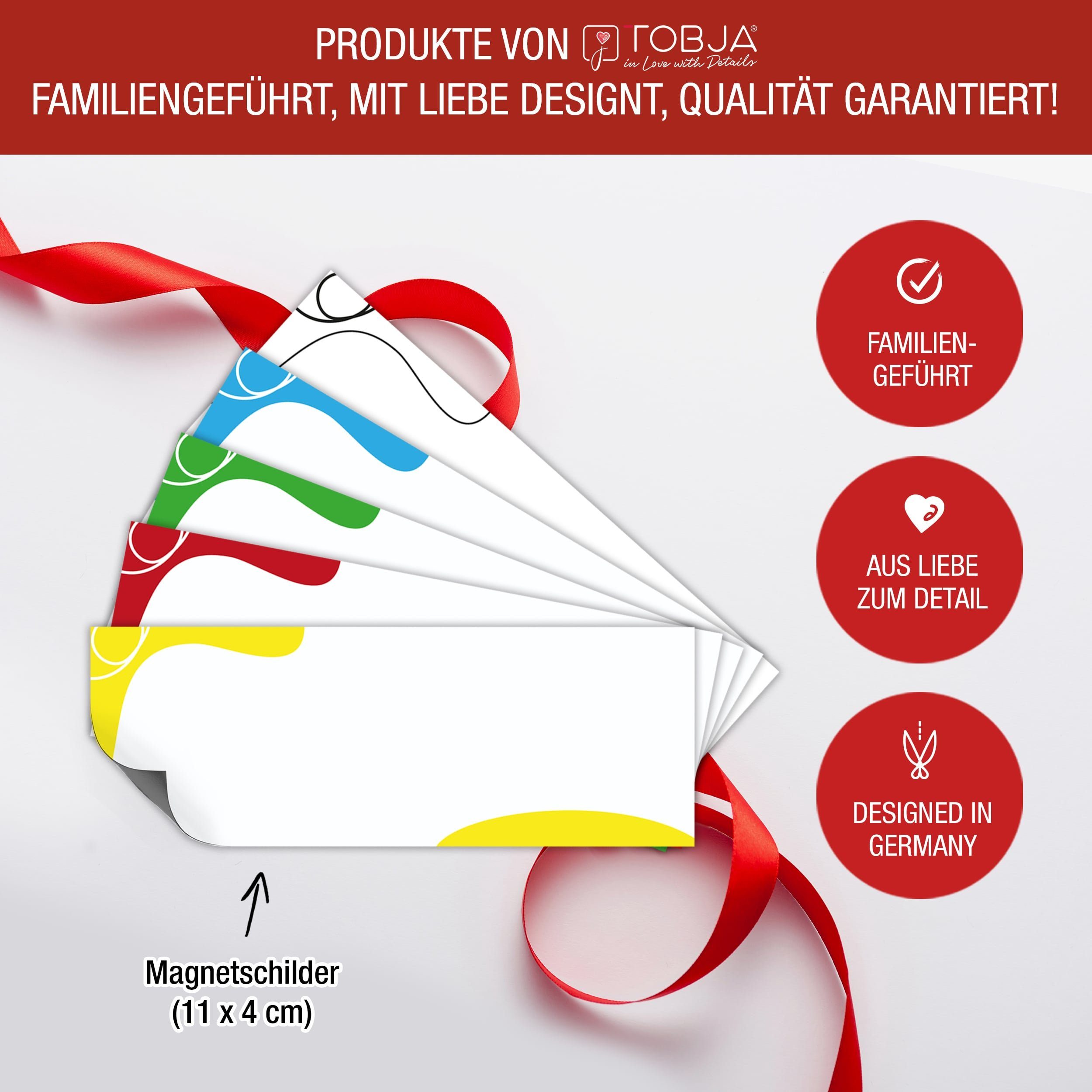 TOBJA Magnettafel 50 Magnetstreifen 110x40mm inkl. günstig online kaufen