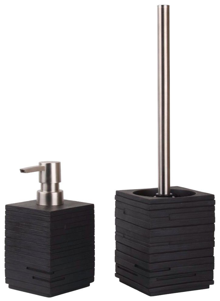 Sanilo Badaccessoire-Set Calero Black, Kombi-Set, 2 günstig online kaufen