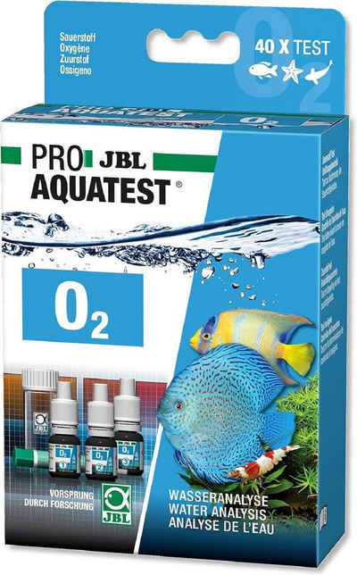 JBL GmbH & Co. KG Aquarium-Wassertest JBL PROAQUATEST Sauerstoff Schnelltest für Aquarien und Teiche, Sauerstofftest