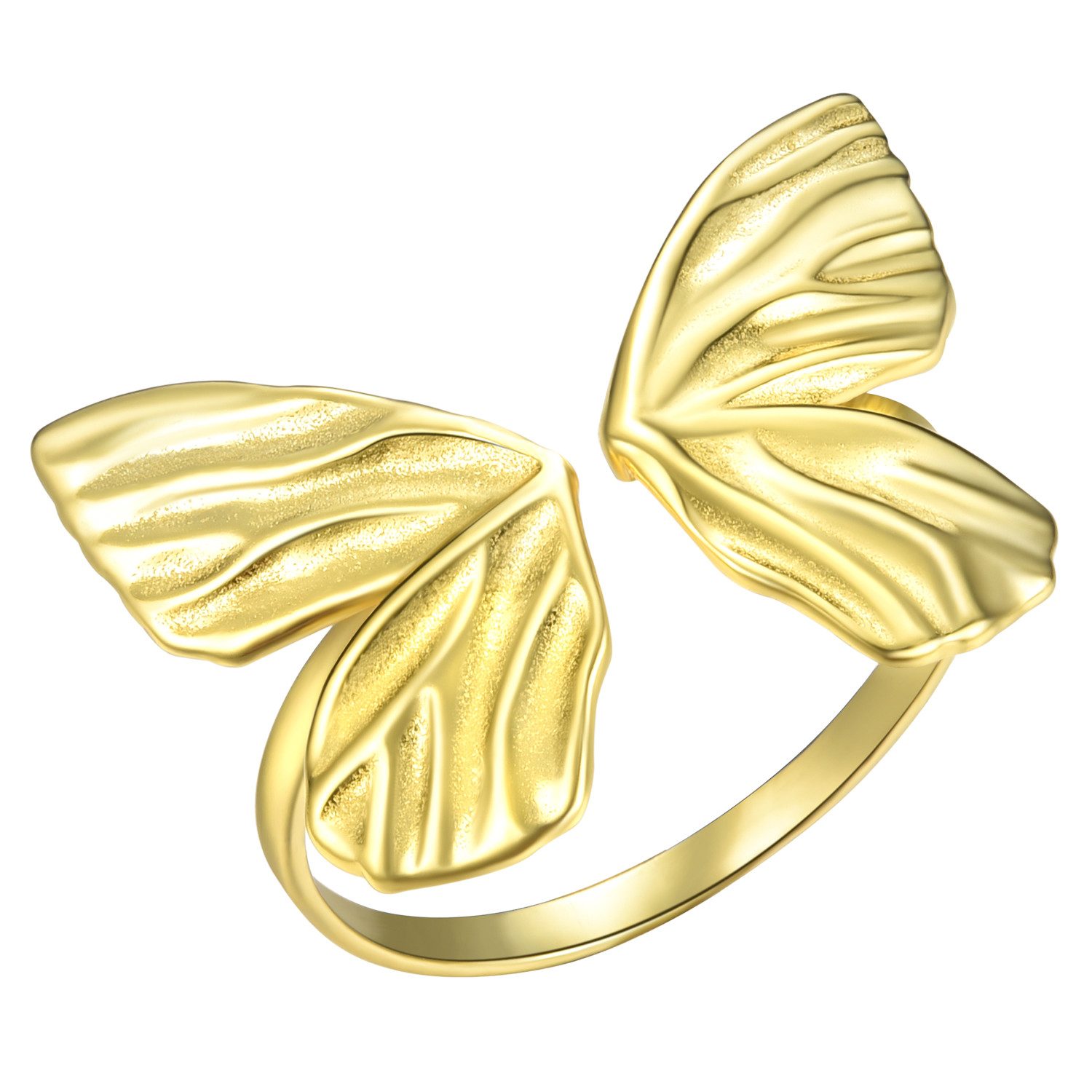 Silberring großer Schmetterling offener Vintage Ring