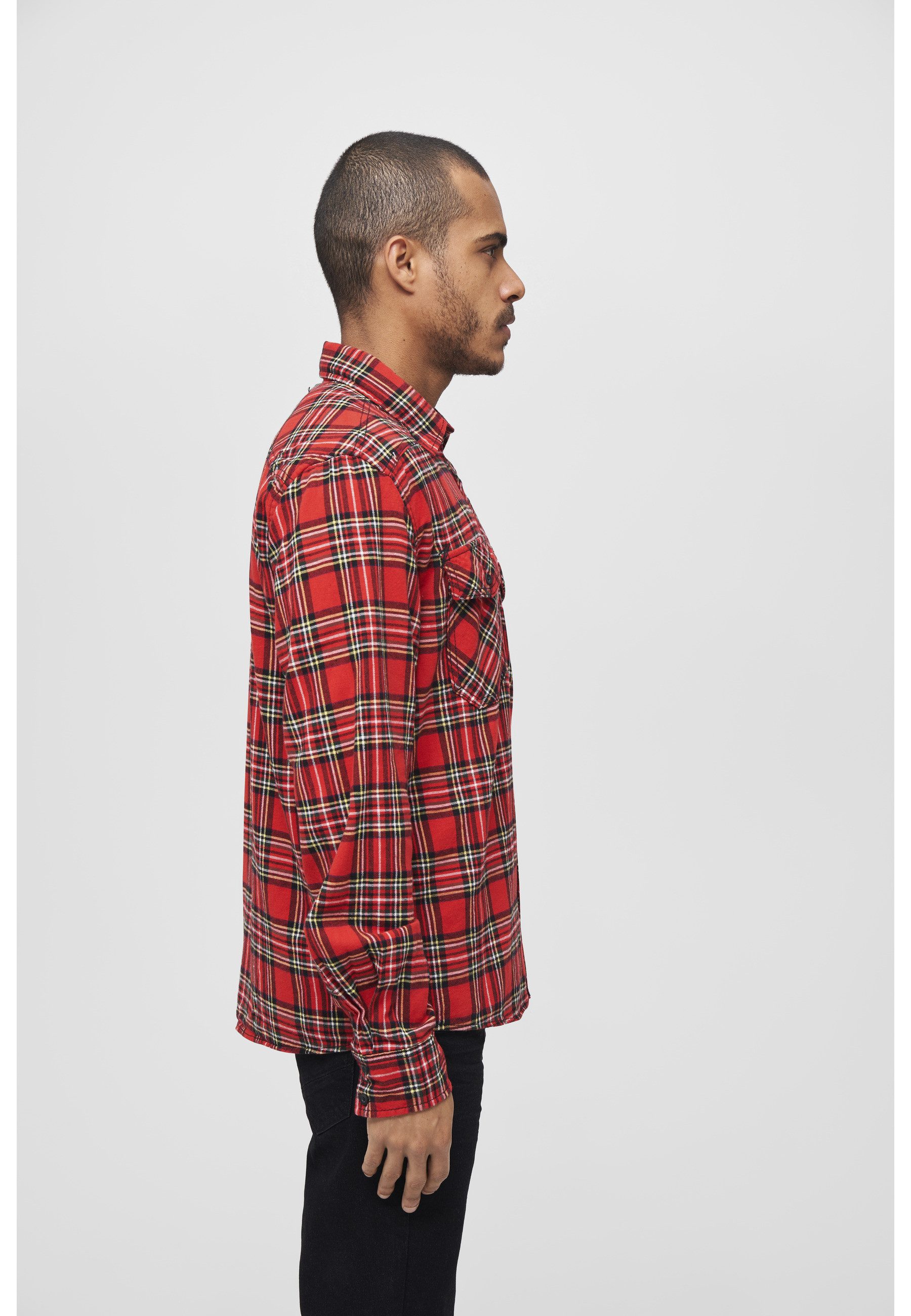 Brandit Langarmhemd Brandit Herren Checked Shirt (1-tlg)