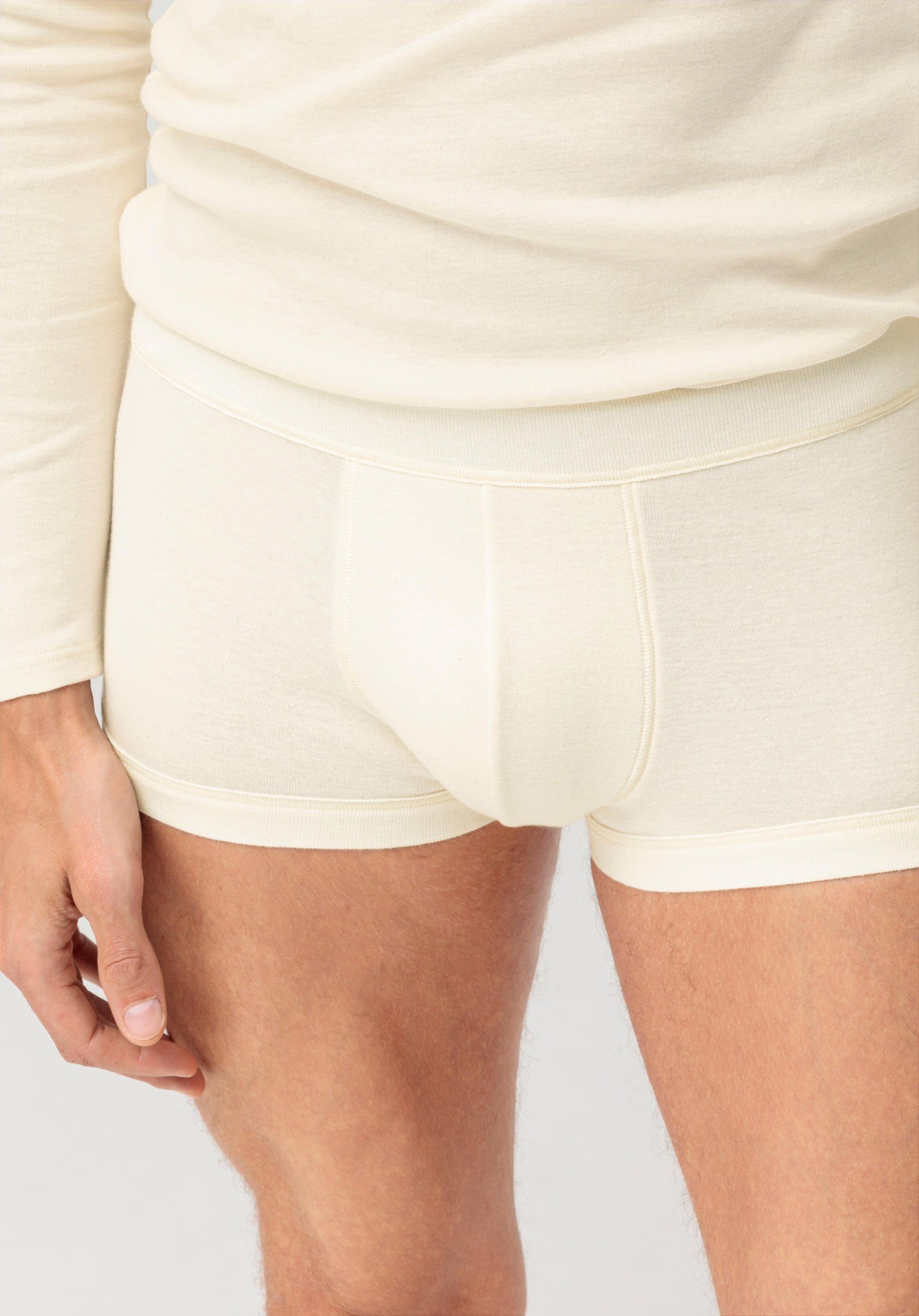 Hessnatur Boxershorts aus reiner Bio-Baumwolle, 2er-Pack (2-St)