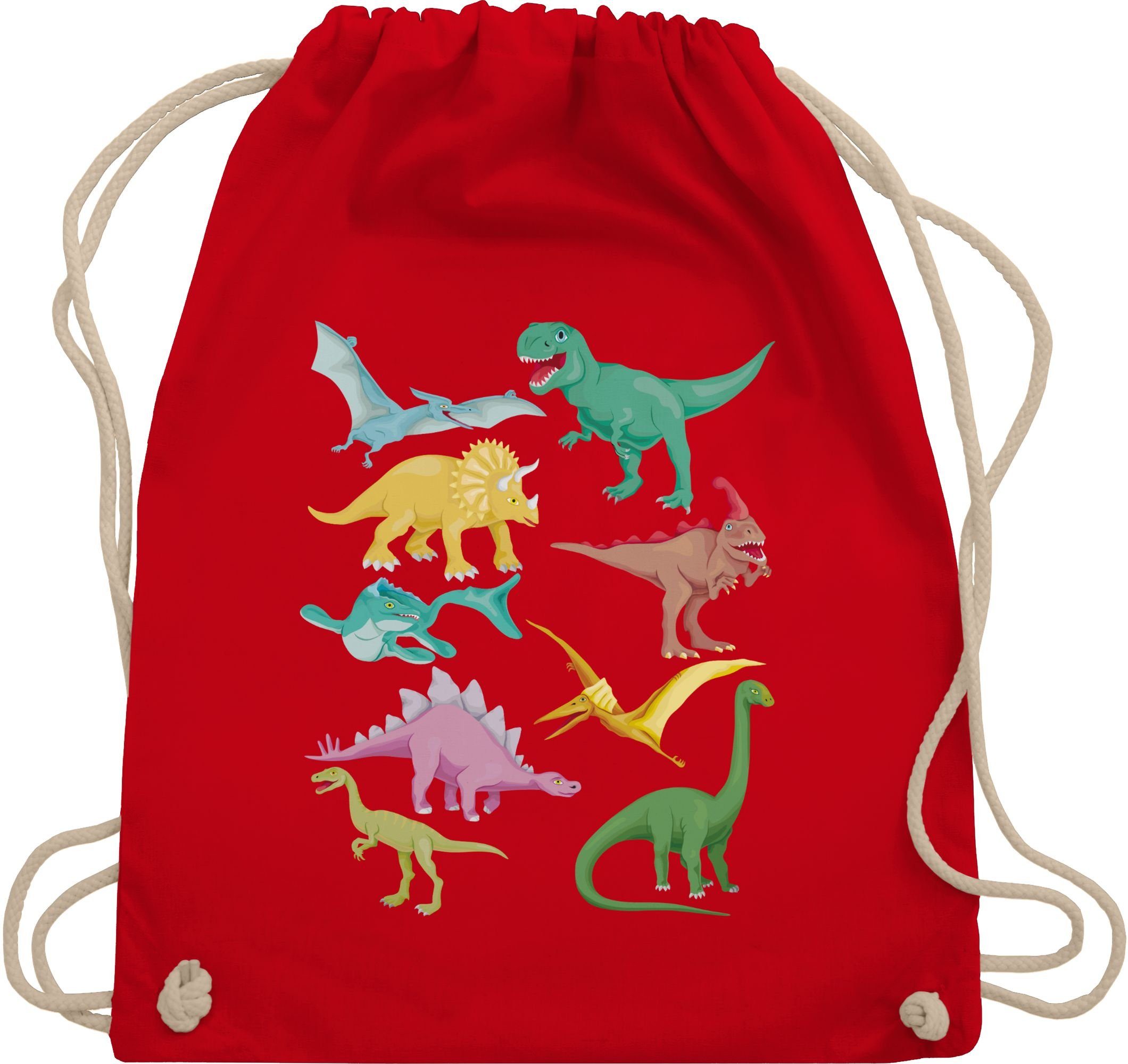 Shirtracer Turnbeutel Dinos, Tiermotiv Animal Print