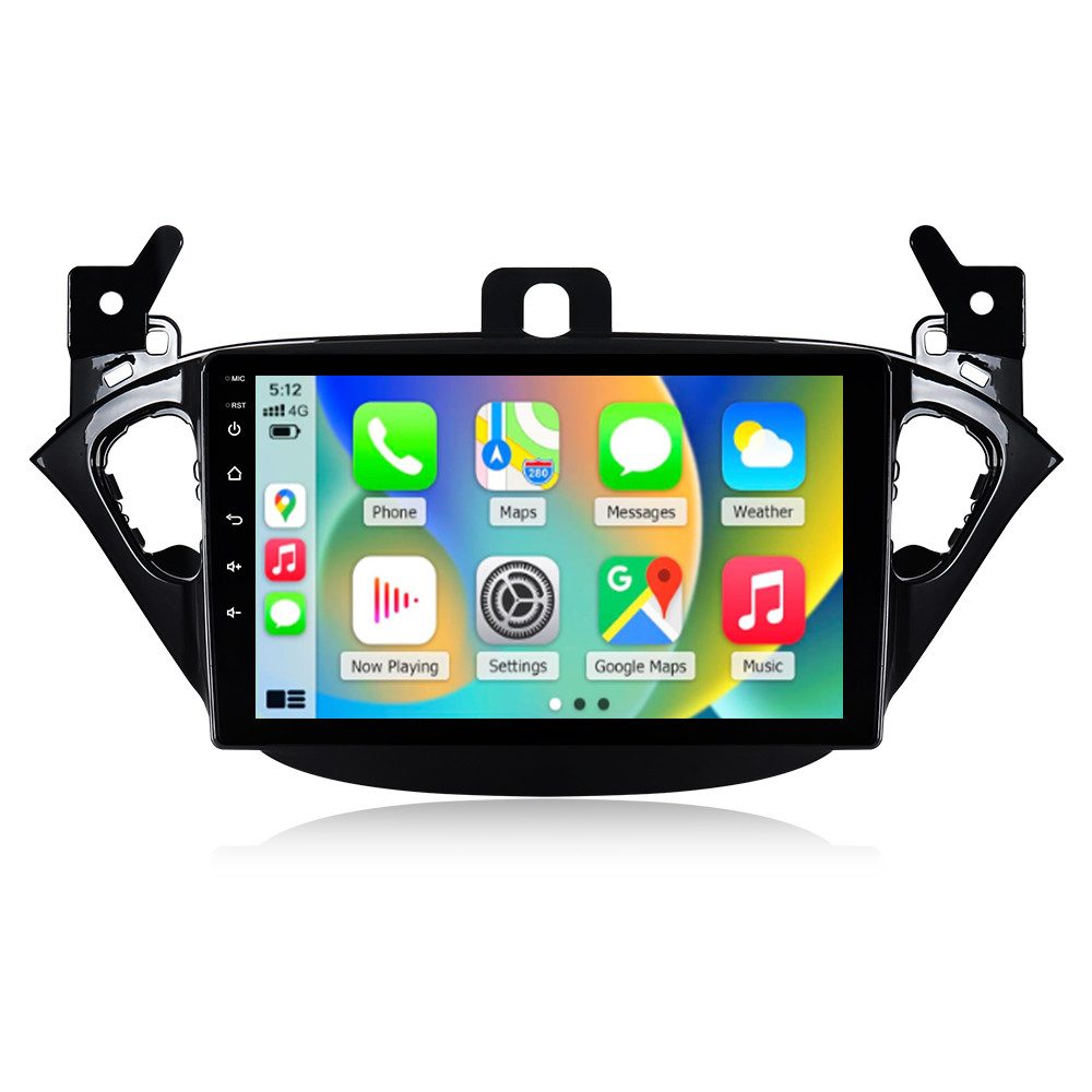 A-Sure DAB+ CarPlay GPS WIFI Android 15 Für Opel Corsa E 2015-2019 Adam Autoradio (Digitalradio (DAB), FM, Carplay Android Auto Bluetooth EQ USB GPS Navi WIFI Touchscreen)