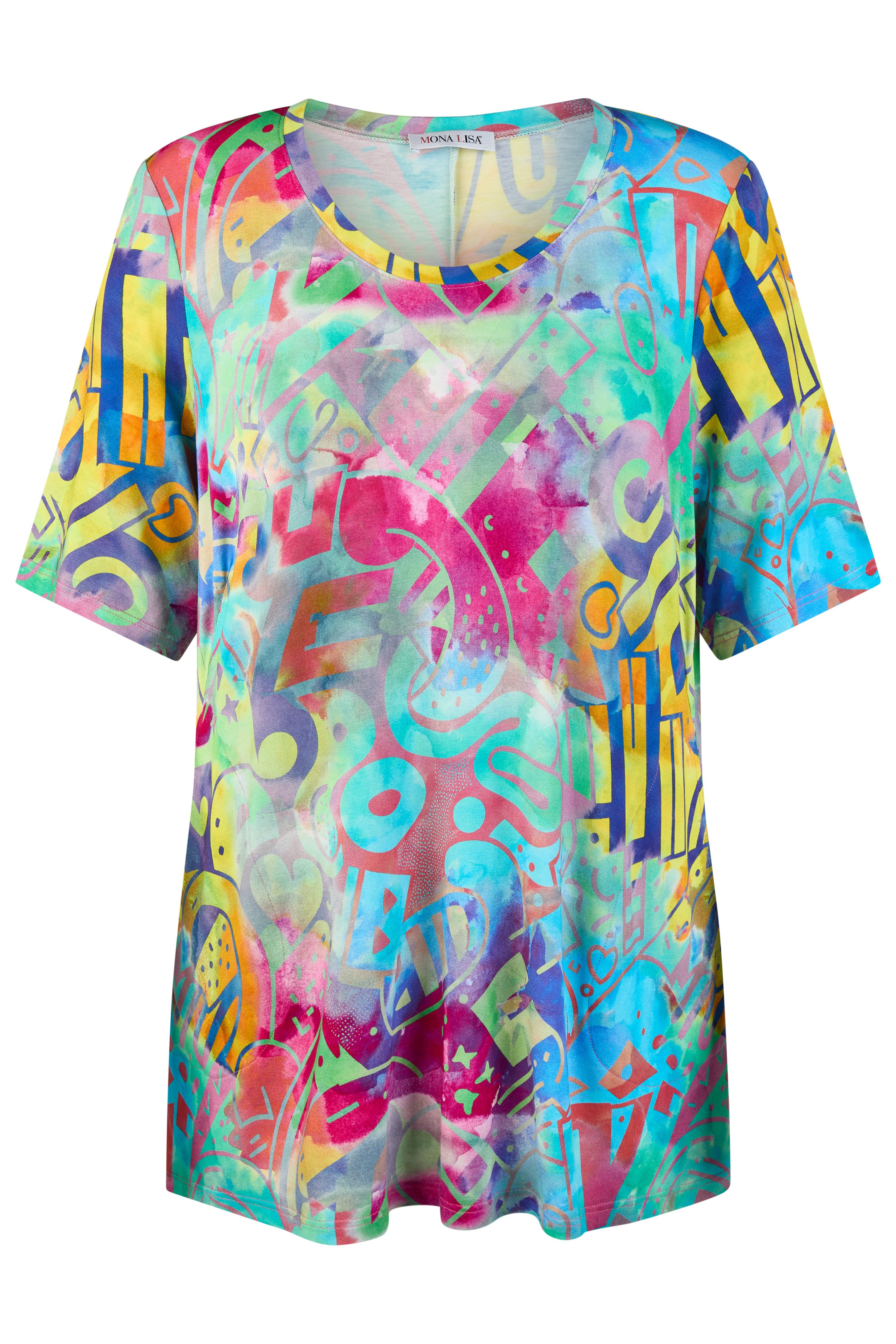 Mona Lisa Longshirt Große Größen mit Taschen