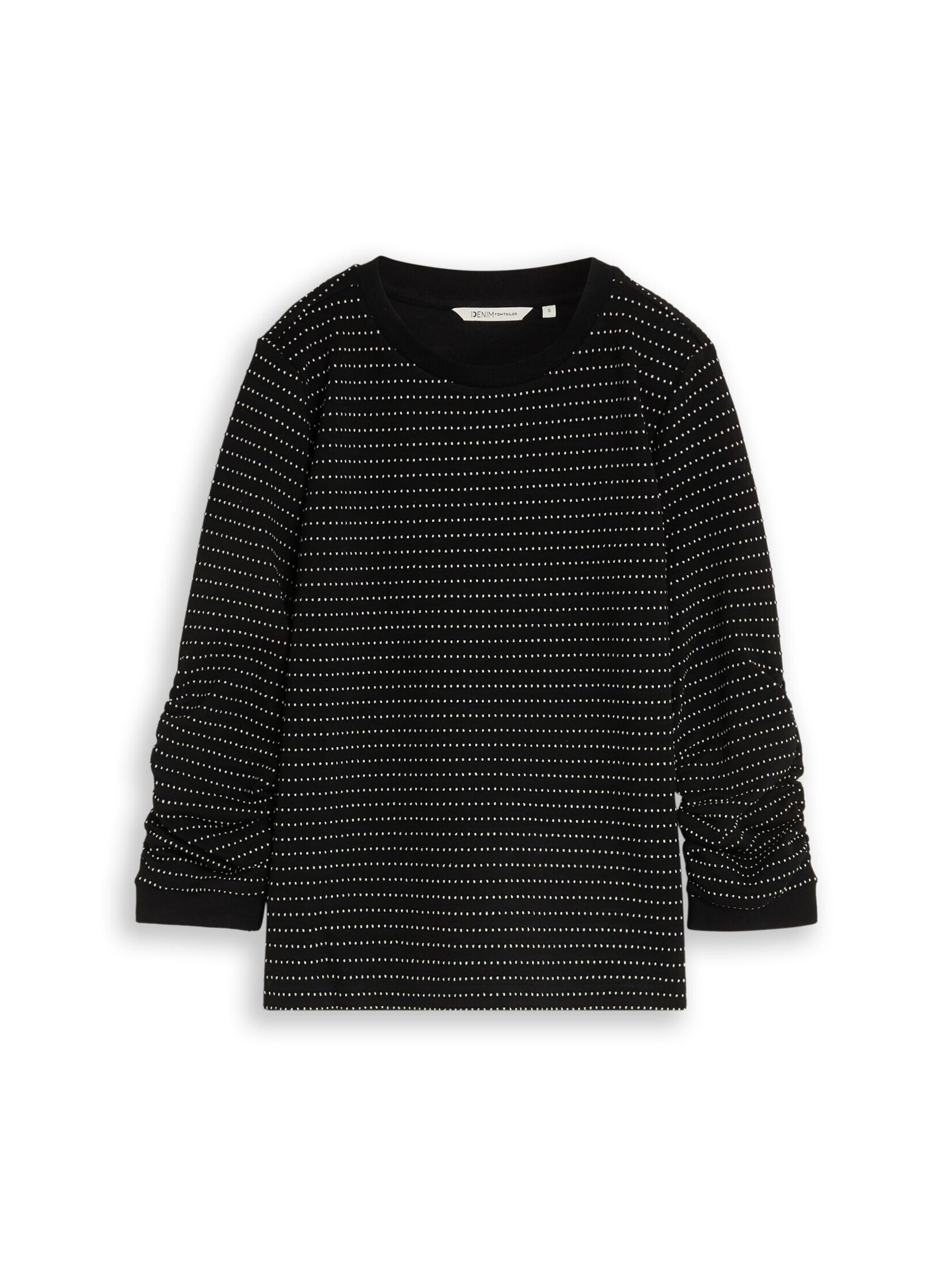 TOM TAILOR Denim Sweatshirt Strick & Sweatshirts Sweatshirt mit Raffungen
