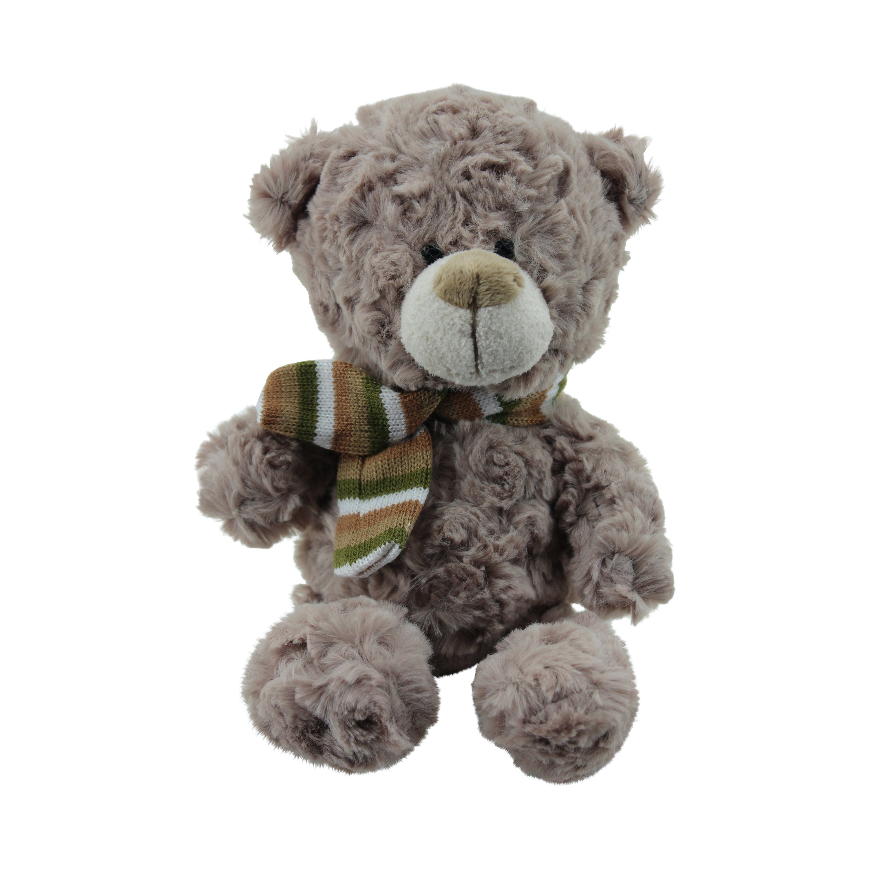 Kuscheltier Sweety Toys Teddybär Plüsch Kuschelbär Teddy Bär 29 cm mit Schal
