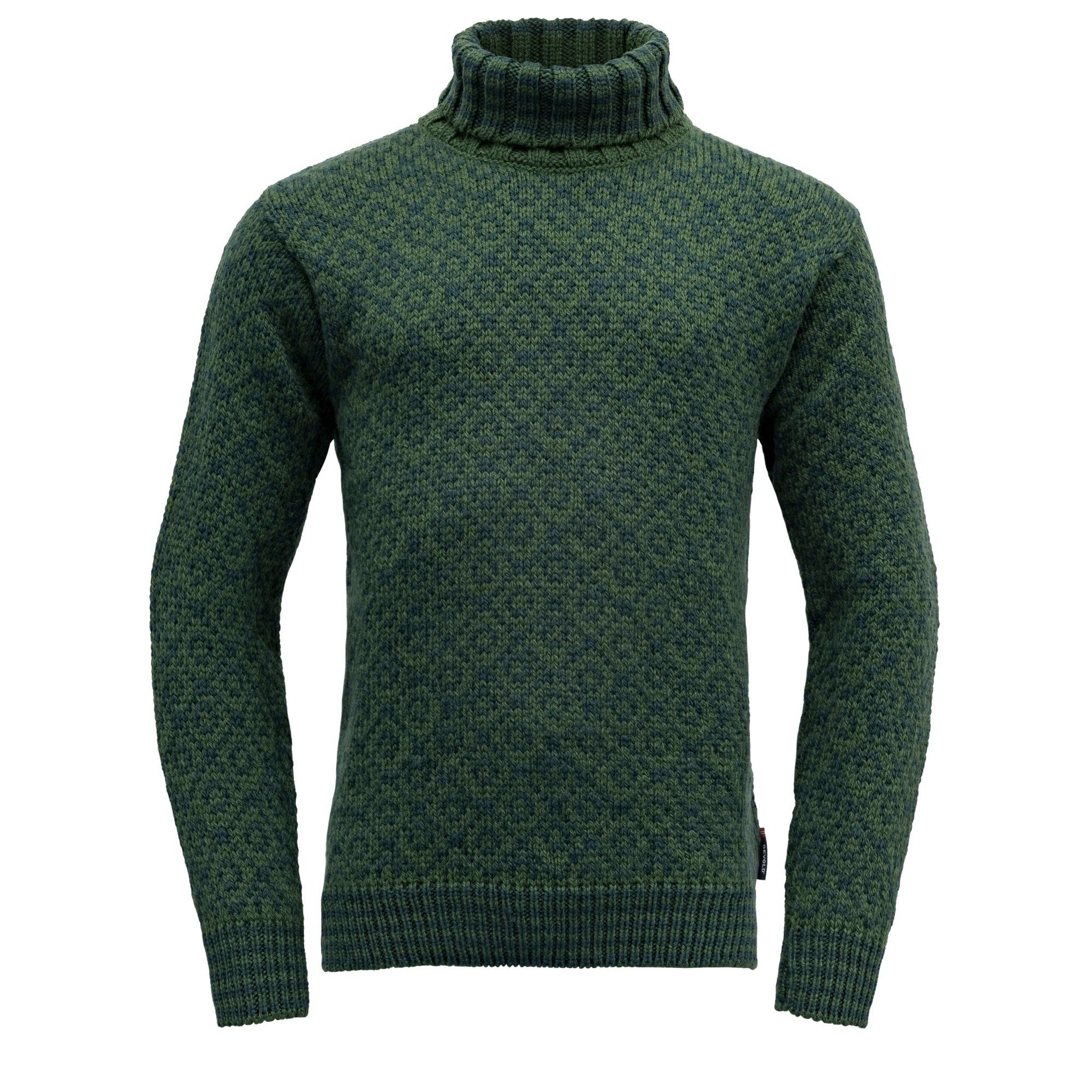 Neuestes Design Devold Fleecepullover Devold Svalbard Neck Forest High - Sweater Woods Wool