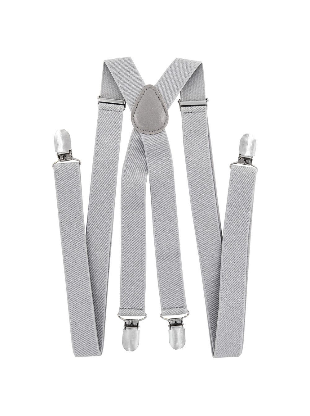 axy Hosenträger Herren Hosenträger 4 Stabile Clips X-Form 2,5cm Breit verstellbar und elastisch 120cm Lang