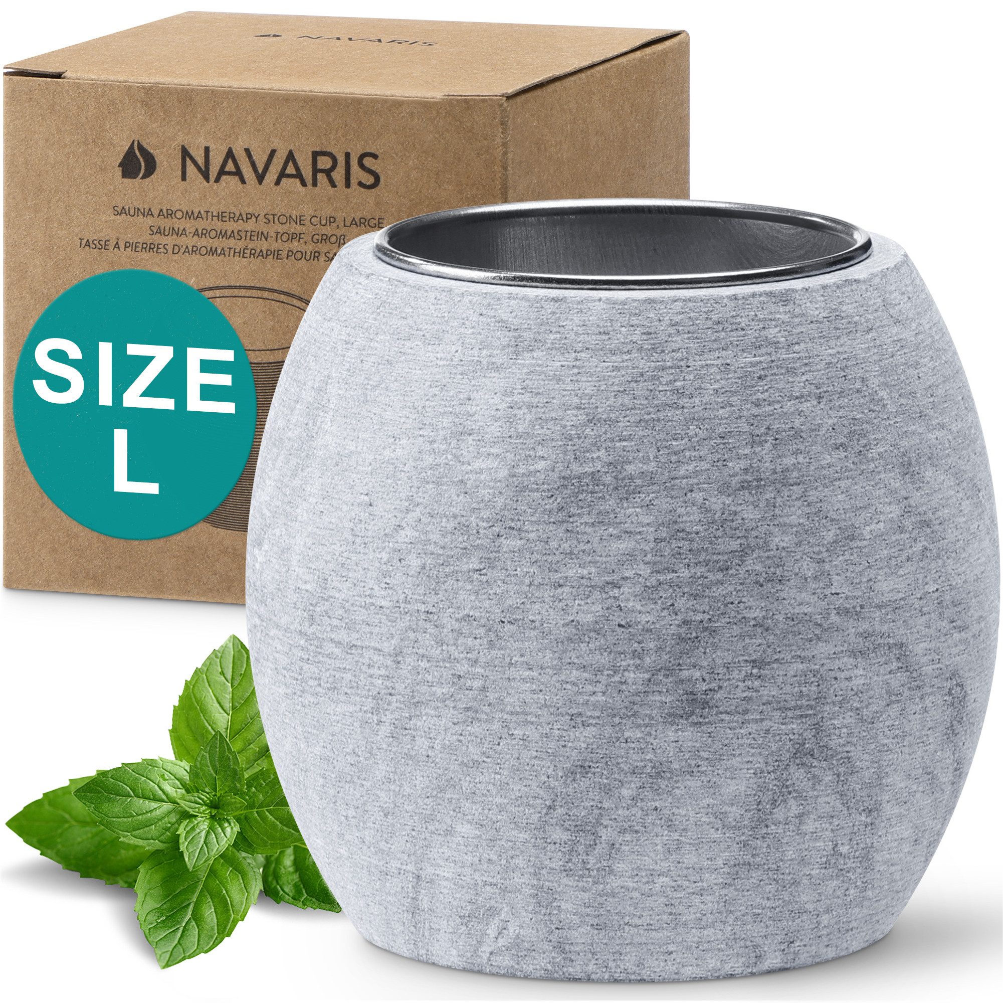 Navaris Sauna-Aufgussset Verdampferschale für die Sauna günstig online kaufen