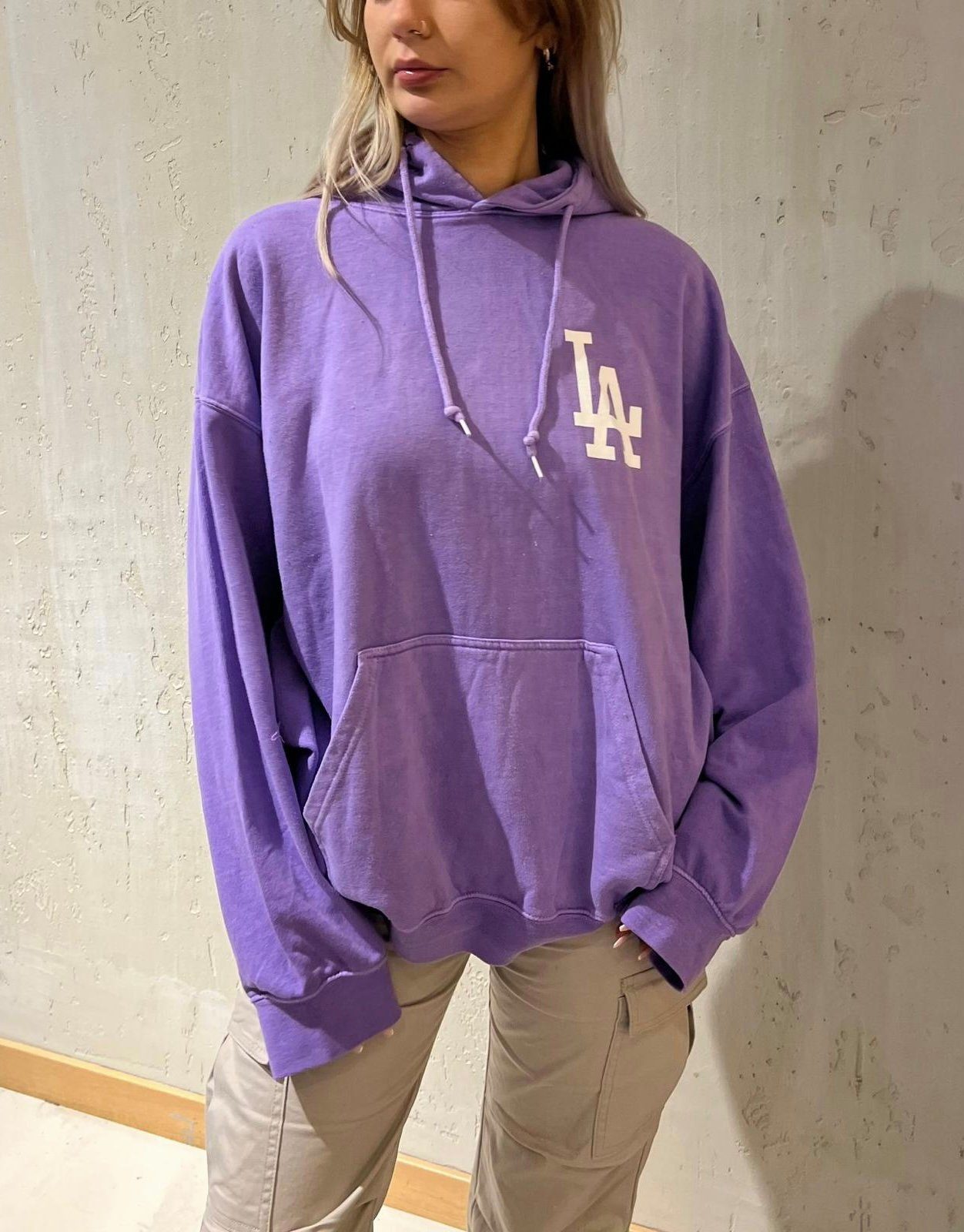 Worldclassca Kapuzensweatshirt Worldclassca Oversized LA Hoodie günstig online kaufen