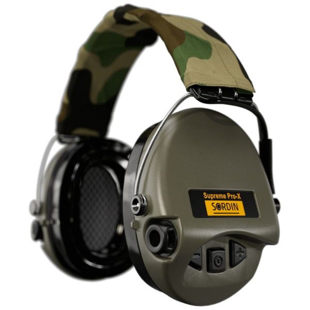 aktiver Gehörschutz - Jagd-Gehörschützer Pro-X Sordin Sordin schwarz Supreme Kapselgehörschutz