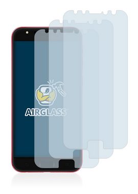BROTECT flexible Panzerglasfolie für ASUS ZenFone 4 Selfie Pro ZD552KL, Displayschutzglas, 3 Stück, Schutzglas Glasfolie klar