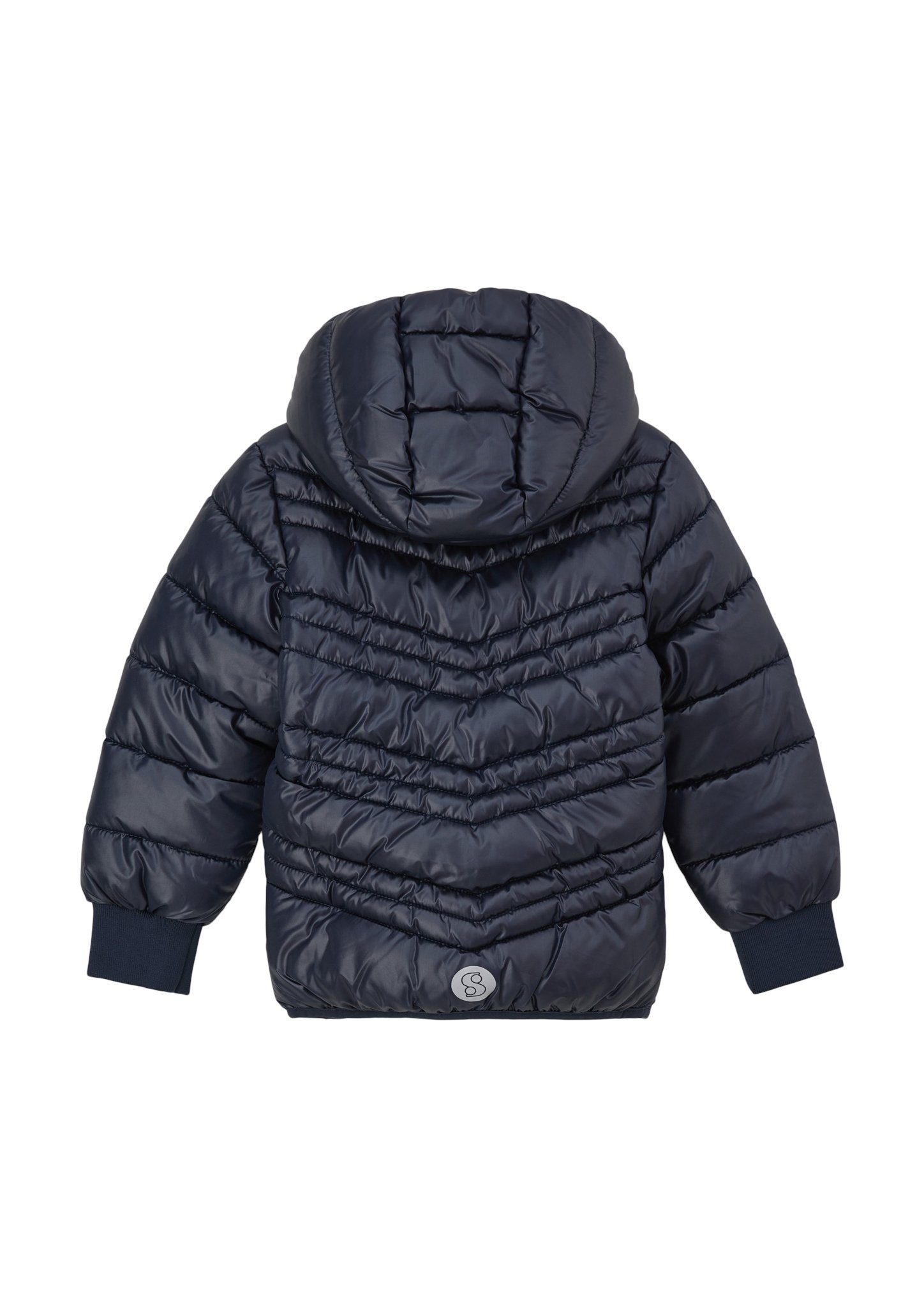 s.Oliver Junior Steppjacke mit Print-Details navy