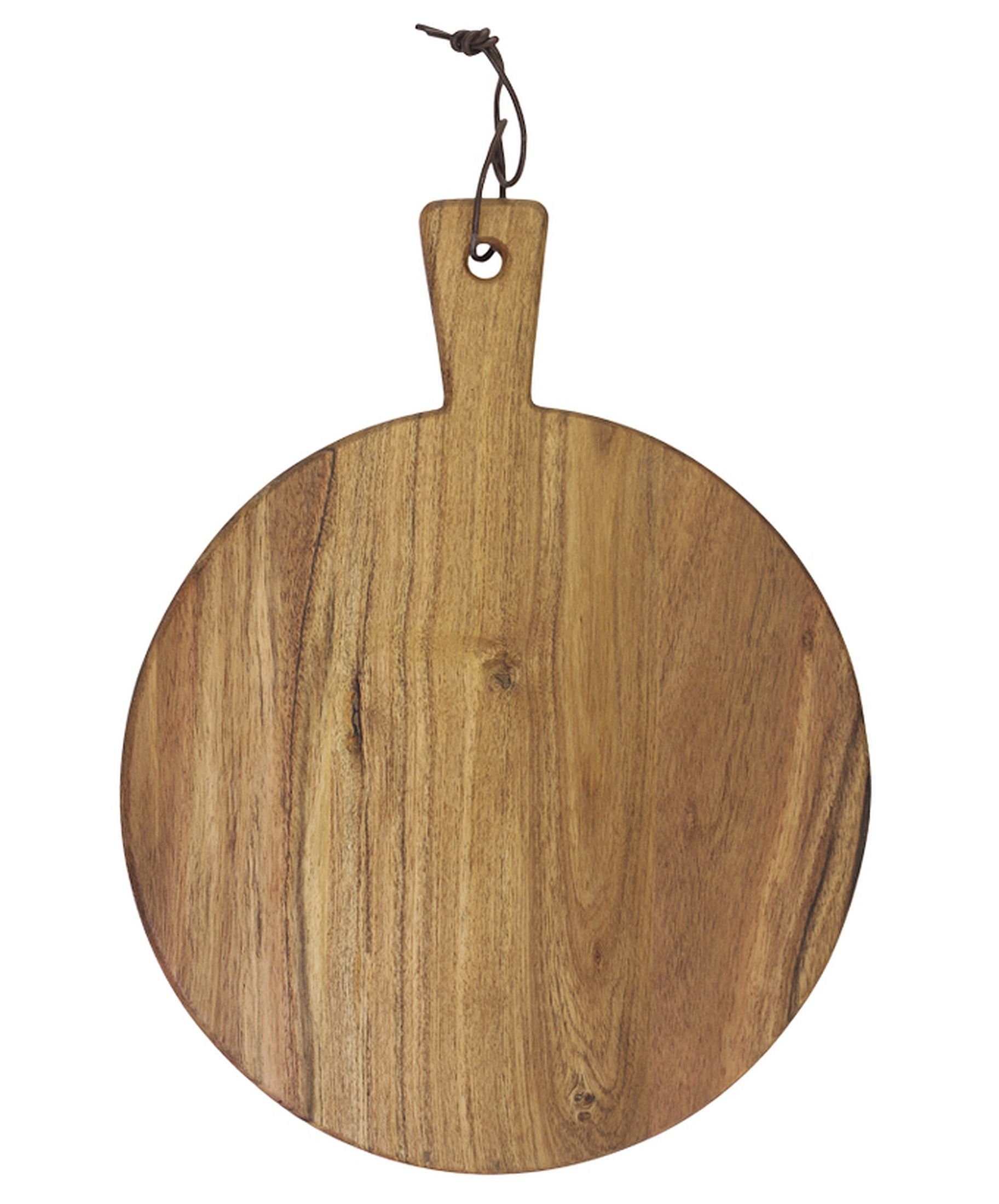 Schneidebrett Tapasbrett Servierbrett Schneidebrett Käsebrett Holz D33cm Chic