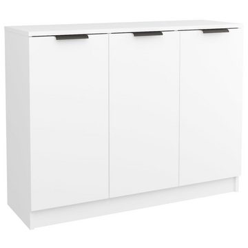 furnicato Sideboard Weiß 90,5x30x70 cm Holzwerkstoff