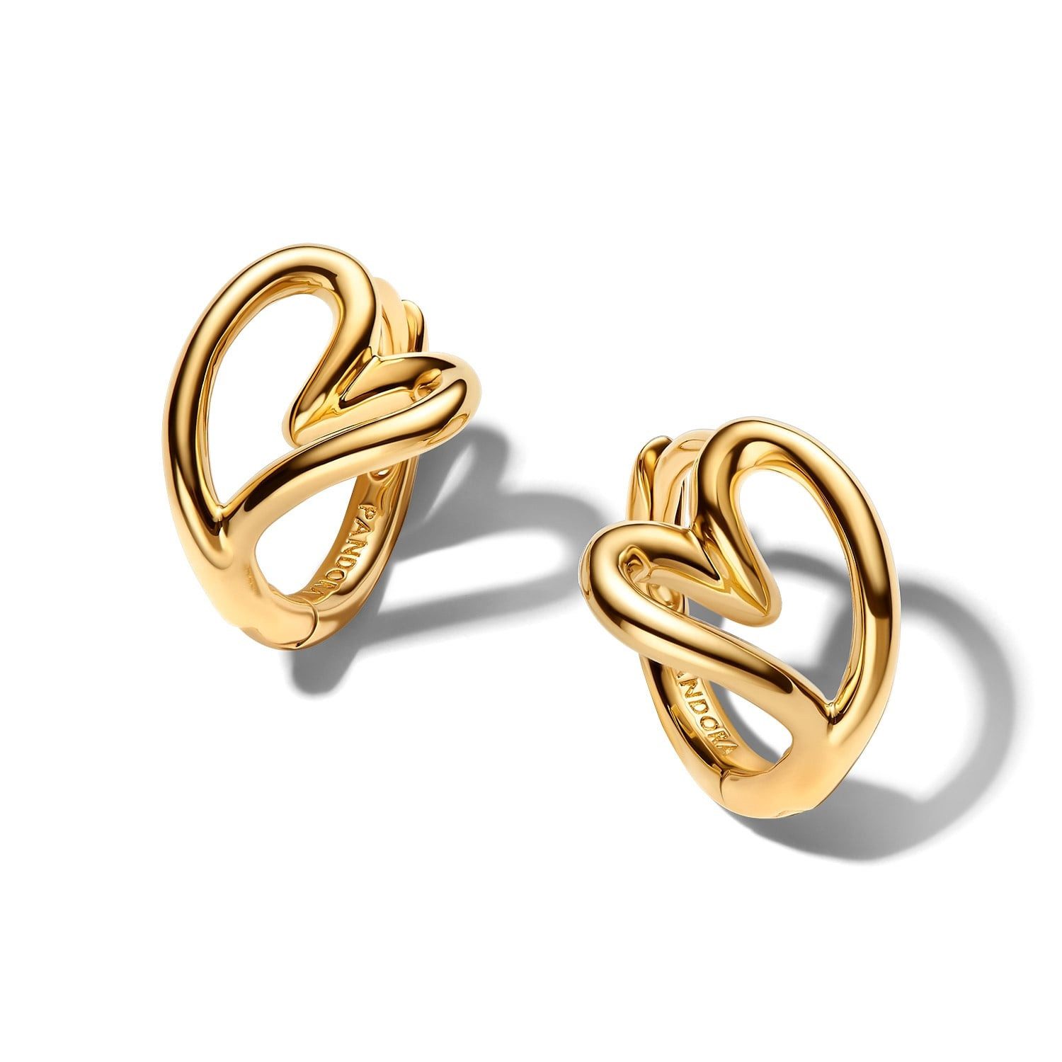 Pandora Paar Creolen Damen-Goldfarben