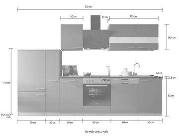 RESPEKTA Küche Merle, Breite 310 cm, mit Soft-Close, in exklusiver Konfiguration für OTTO