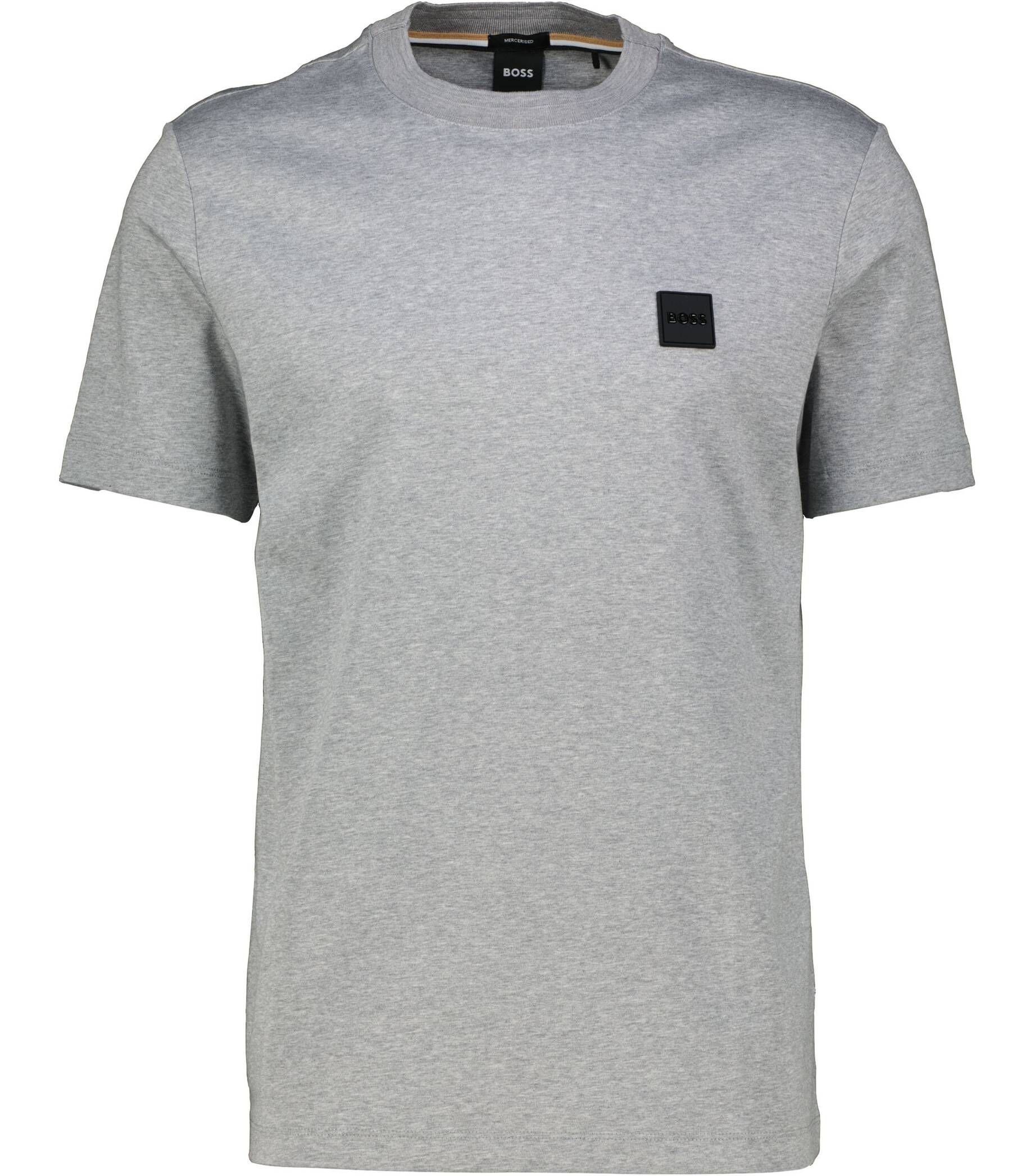 BOSS T-Shirt Herren T-Shirt 278 silber TIBURT (1-tlg) (12)