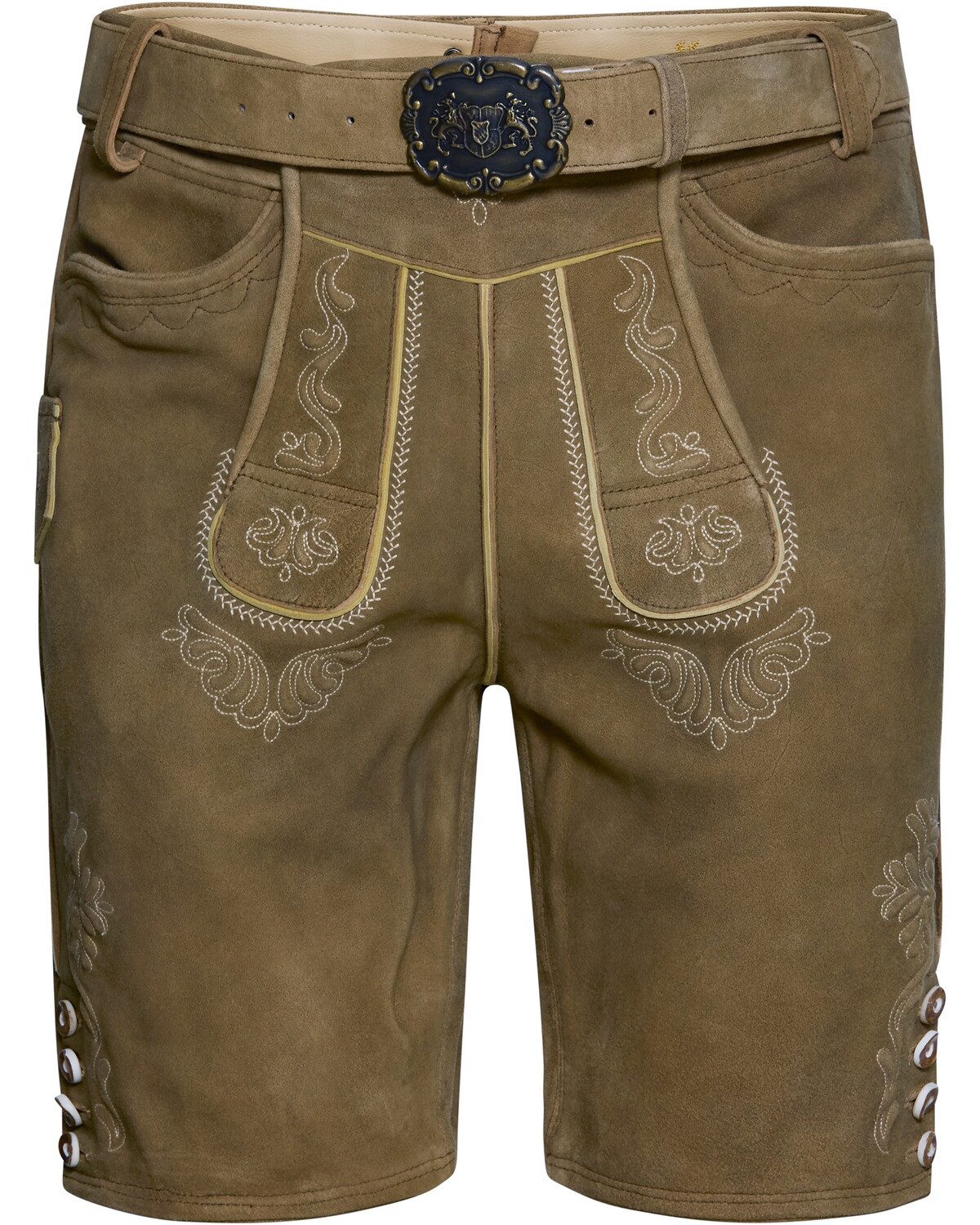 Almsach Trachtenhose Lederhose Wildbock-Optik