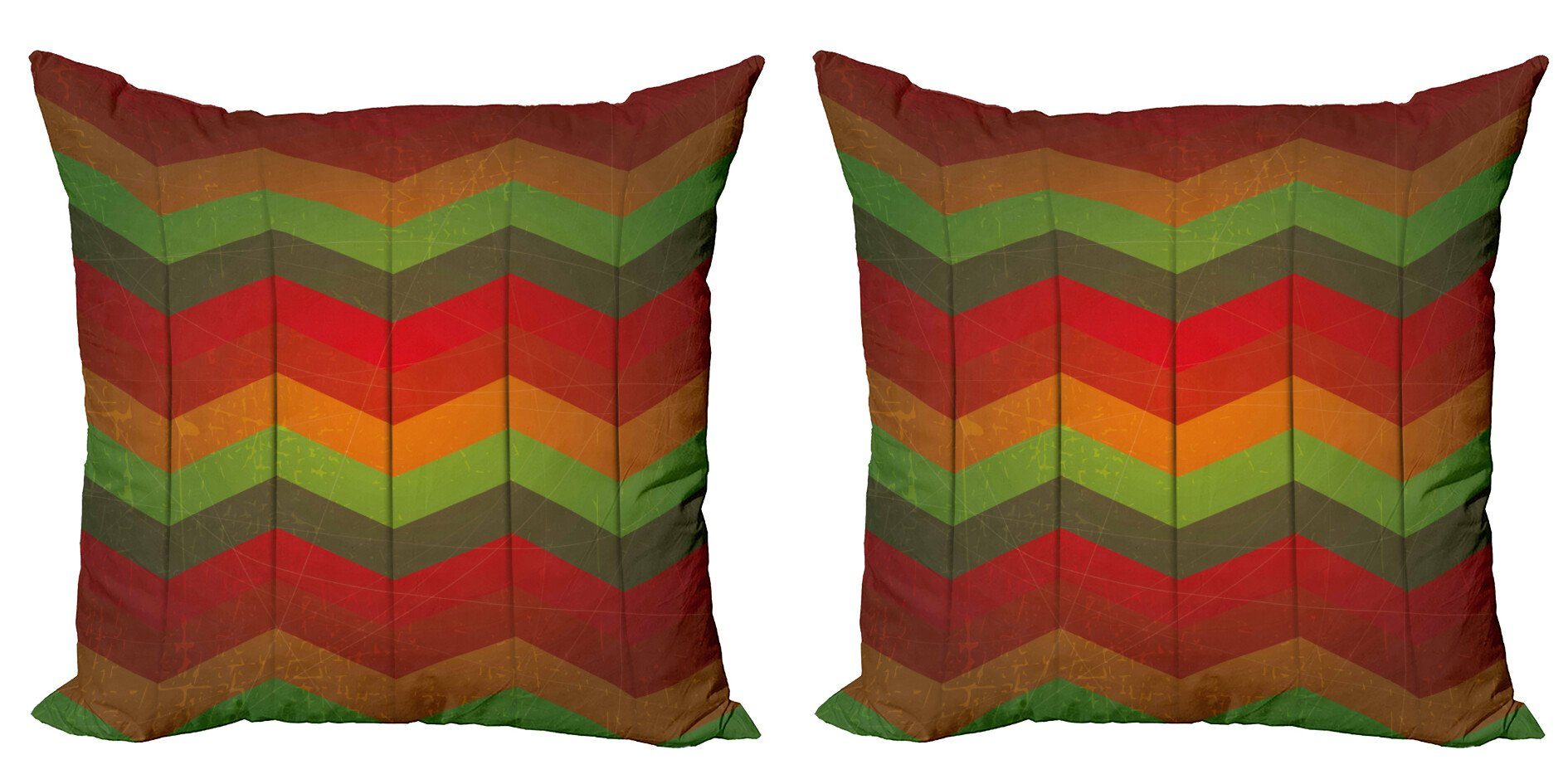 Kissenbezüge Accent Striped Modern afrikanisch Zigzag Abakuhaus Doppelseitiger Abstrakt Stück), Digitaldruck, (2
