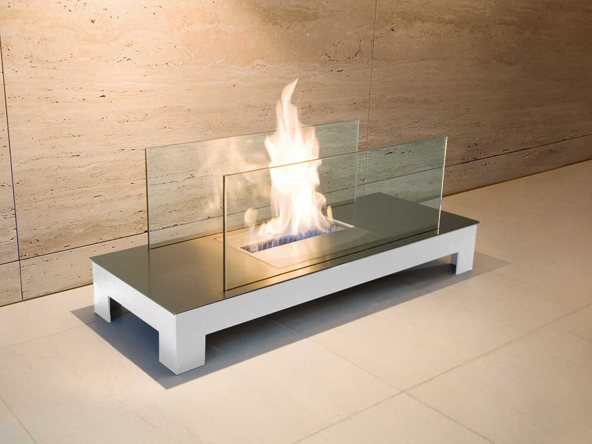 Radius Echtfeuer-Dekokamin Ethanol Kamin Floor Flame Radius Design