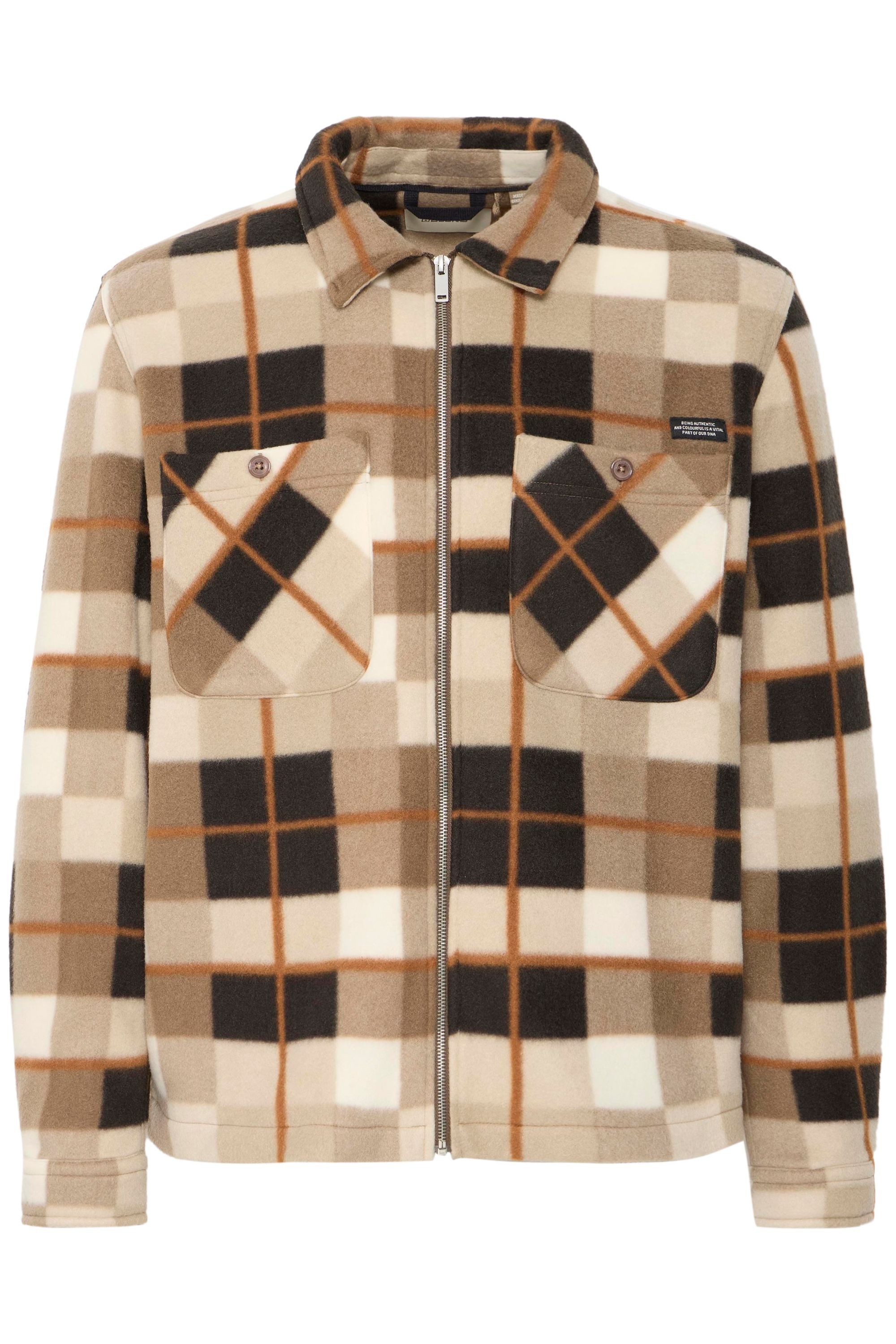 Blend Kurzjacke BHShirt Fleece Karierte Hemdjacke aus Fleece günstig online kaufen
